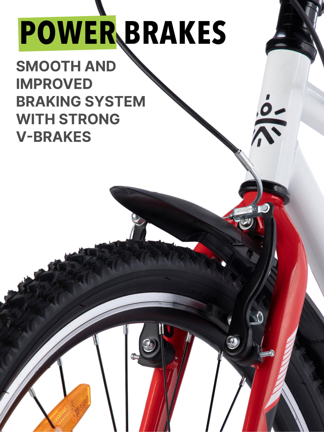 Vegas White Steel Single Speed Cycle 26 inch City Bike with Double Wall Rim and Rigid Fork