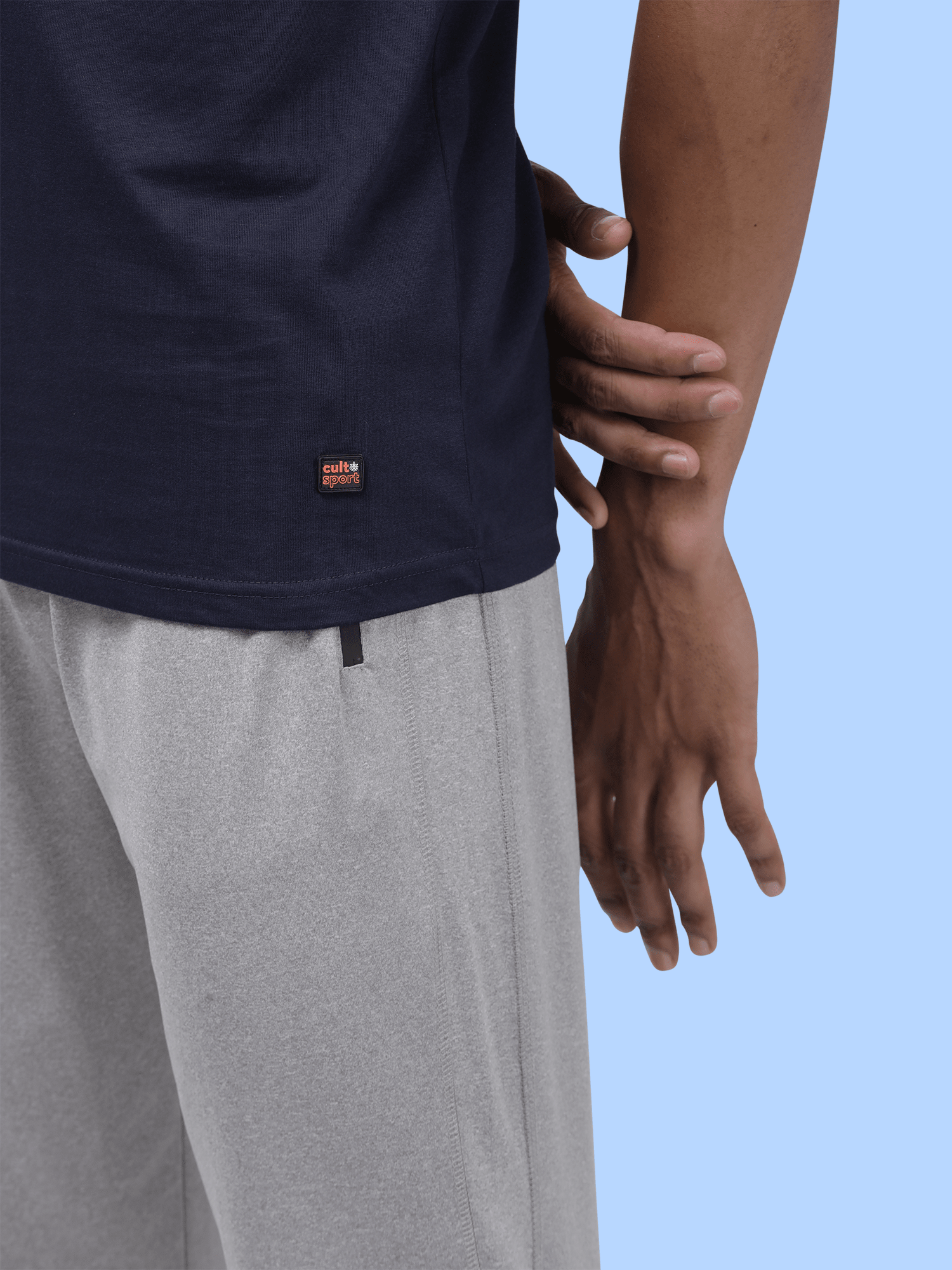 Everydays Ease Navy Cotton Tee