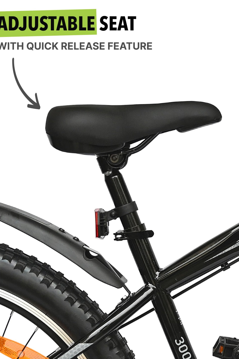 GTX30026TBLACK Steel Single Speed 26 inch Mountain Cycle, Front Suspension and Double Wall Alloy Rim,