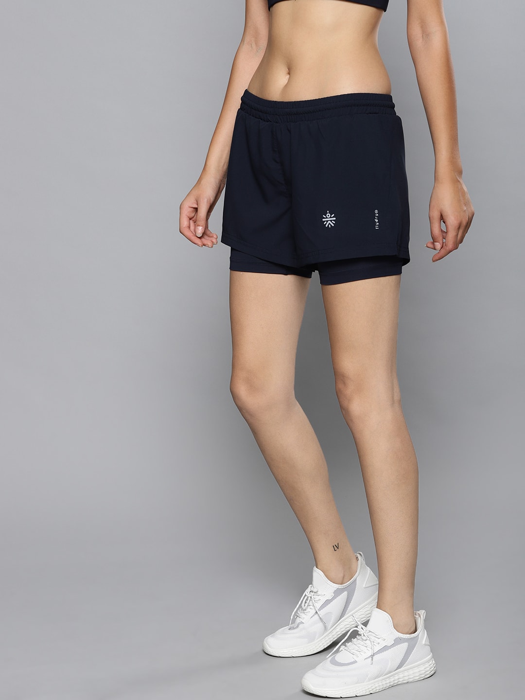 Vitals Signature Navy Running Shorts