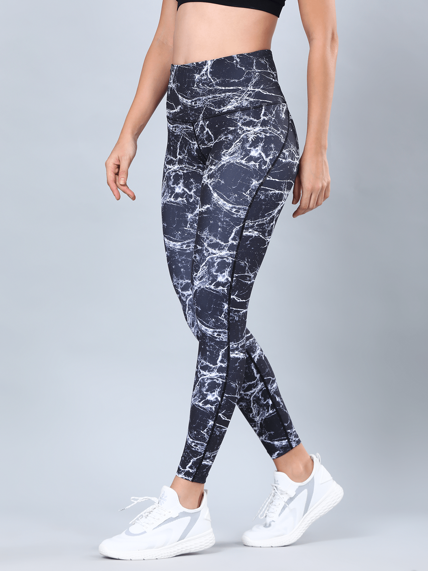 AbsoluteFit Black Marble Workout Leggings