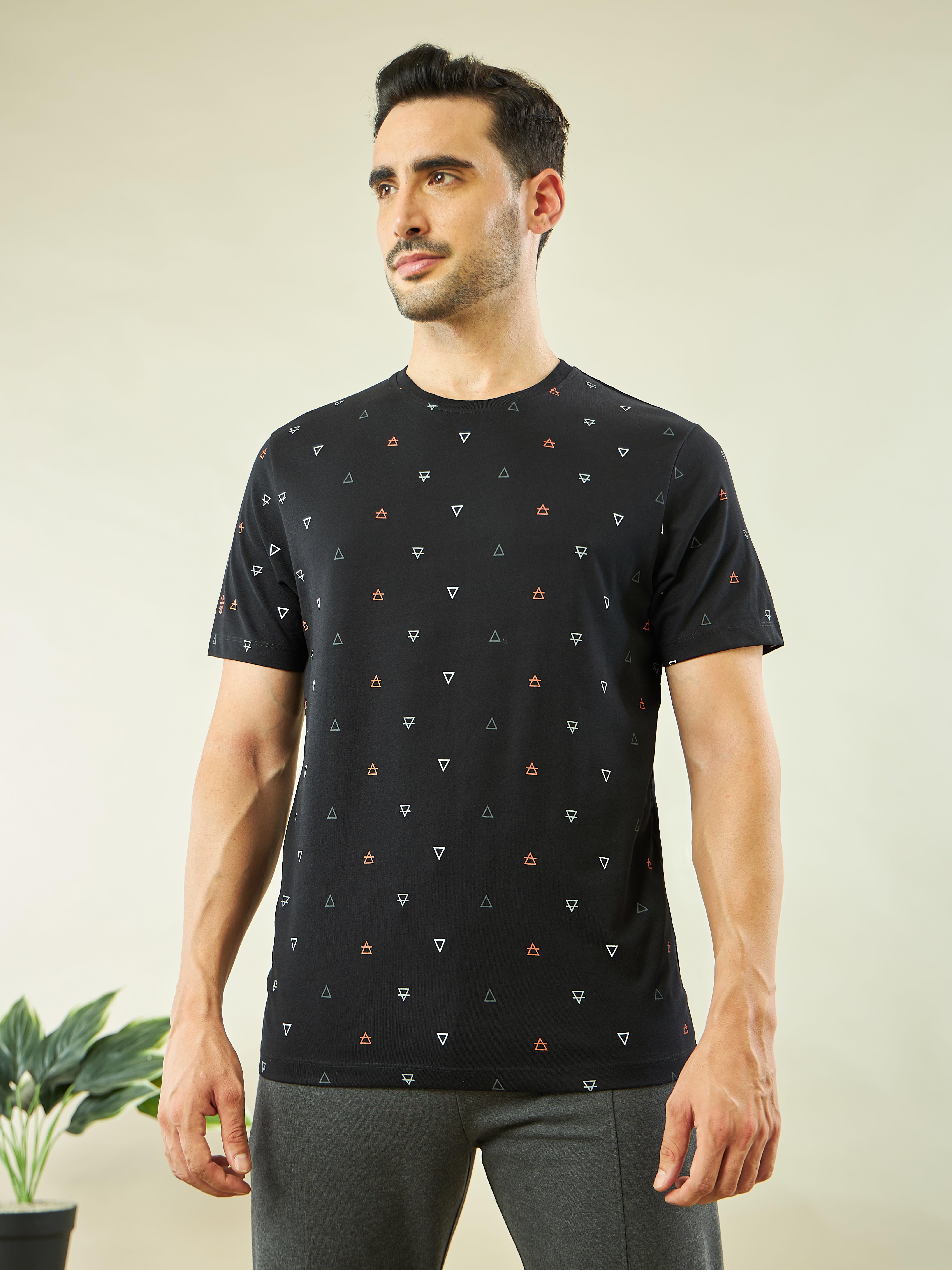 All Over Print Yoga T-shirt