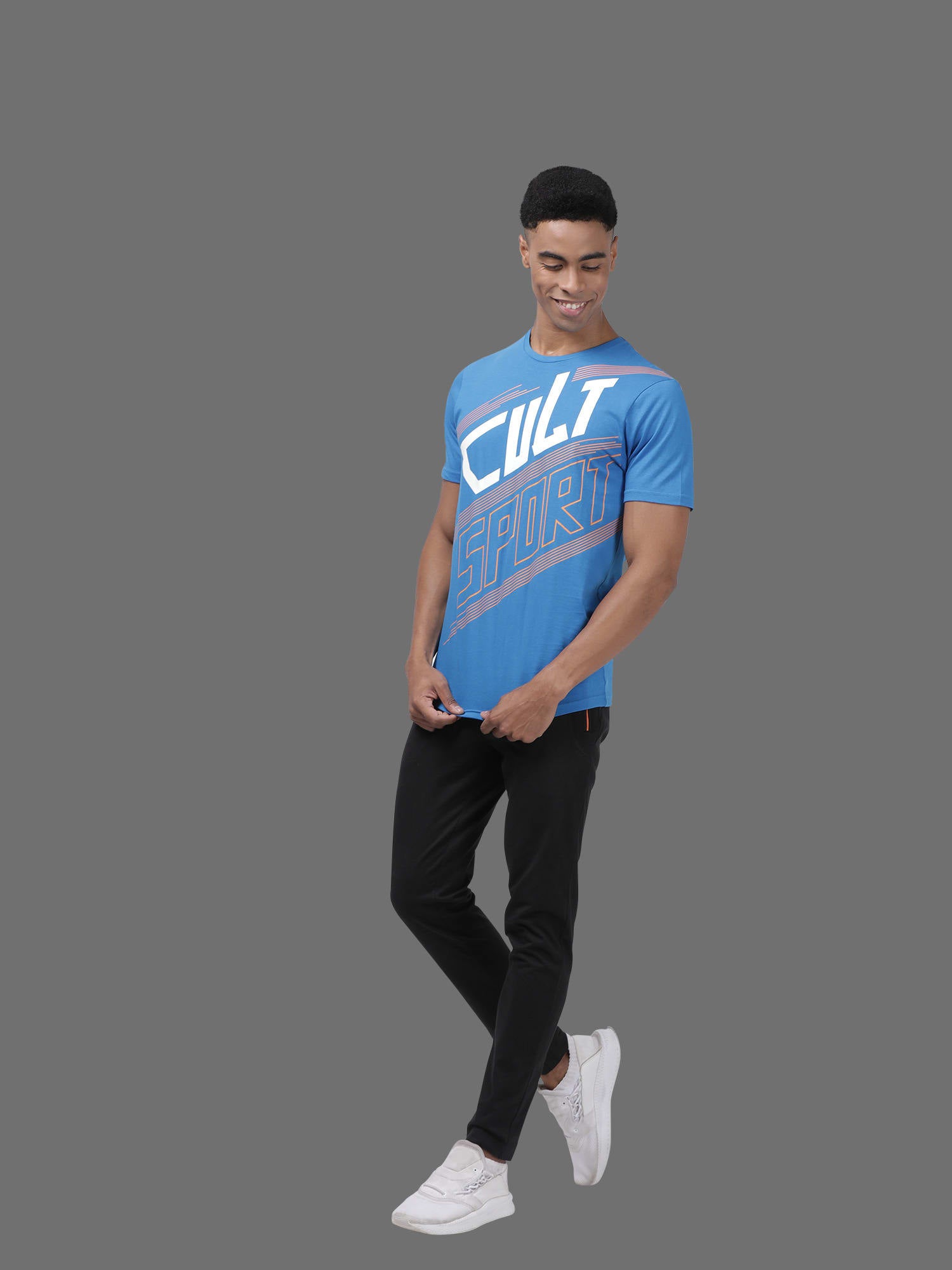 Everydays Swift Bright Blue Cotton Tee