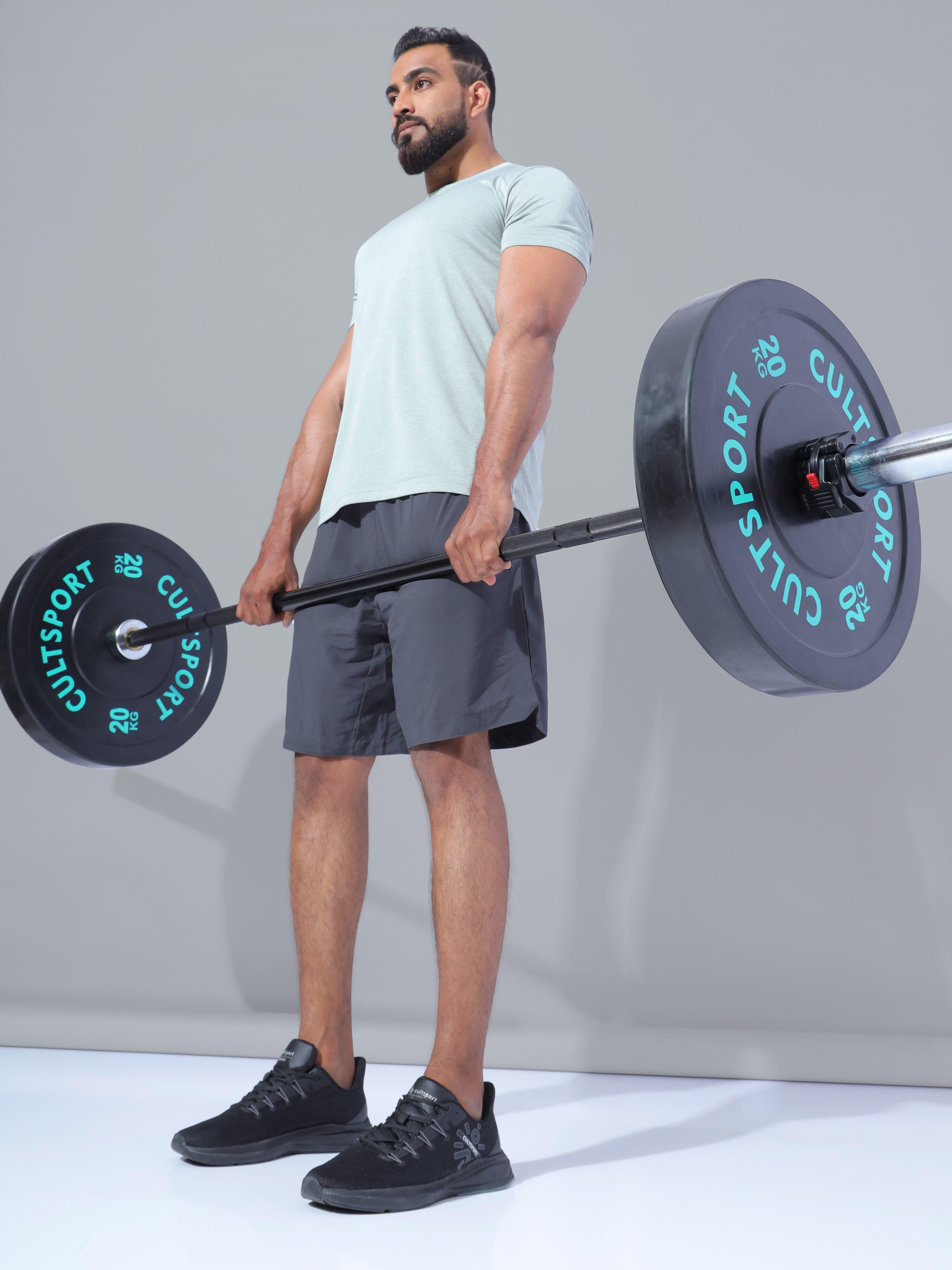 20kgx1 Cast Iron Bumper Plate with rubber coating