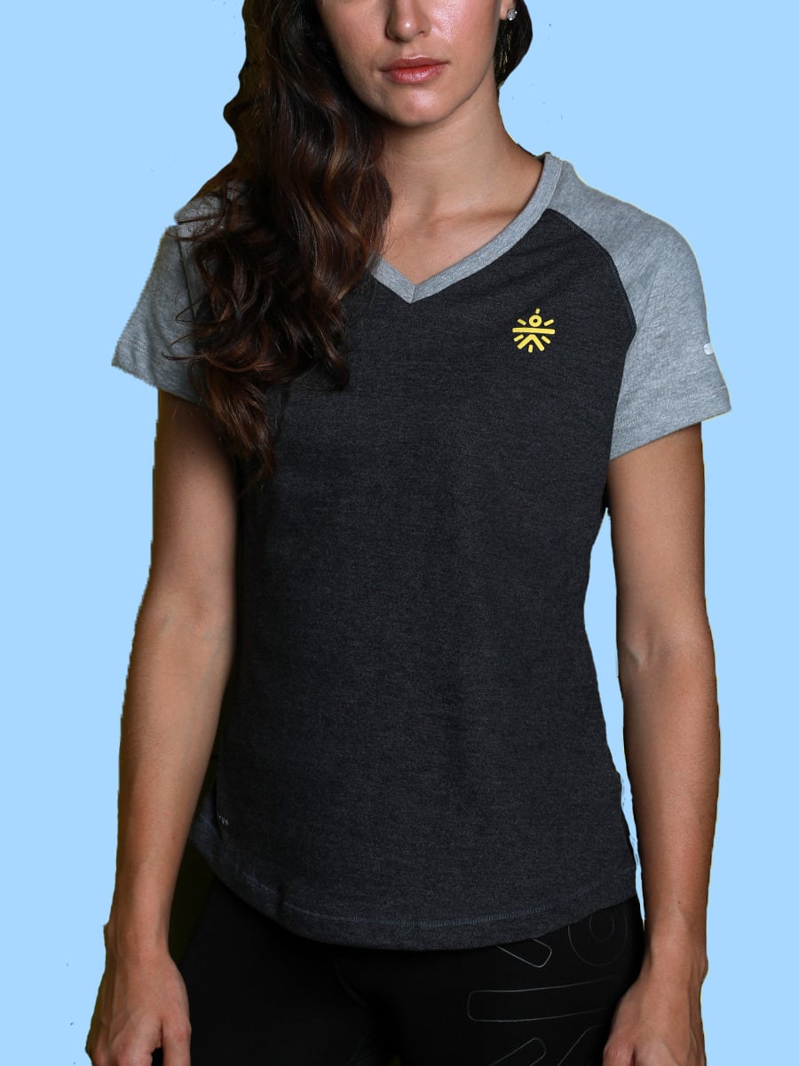 Women Vital Charcoal Snug Top