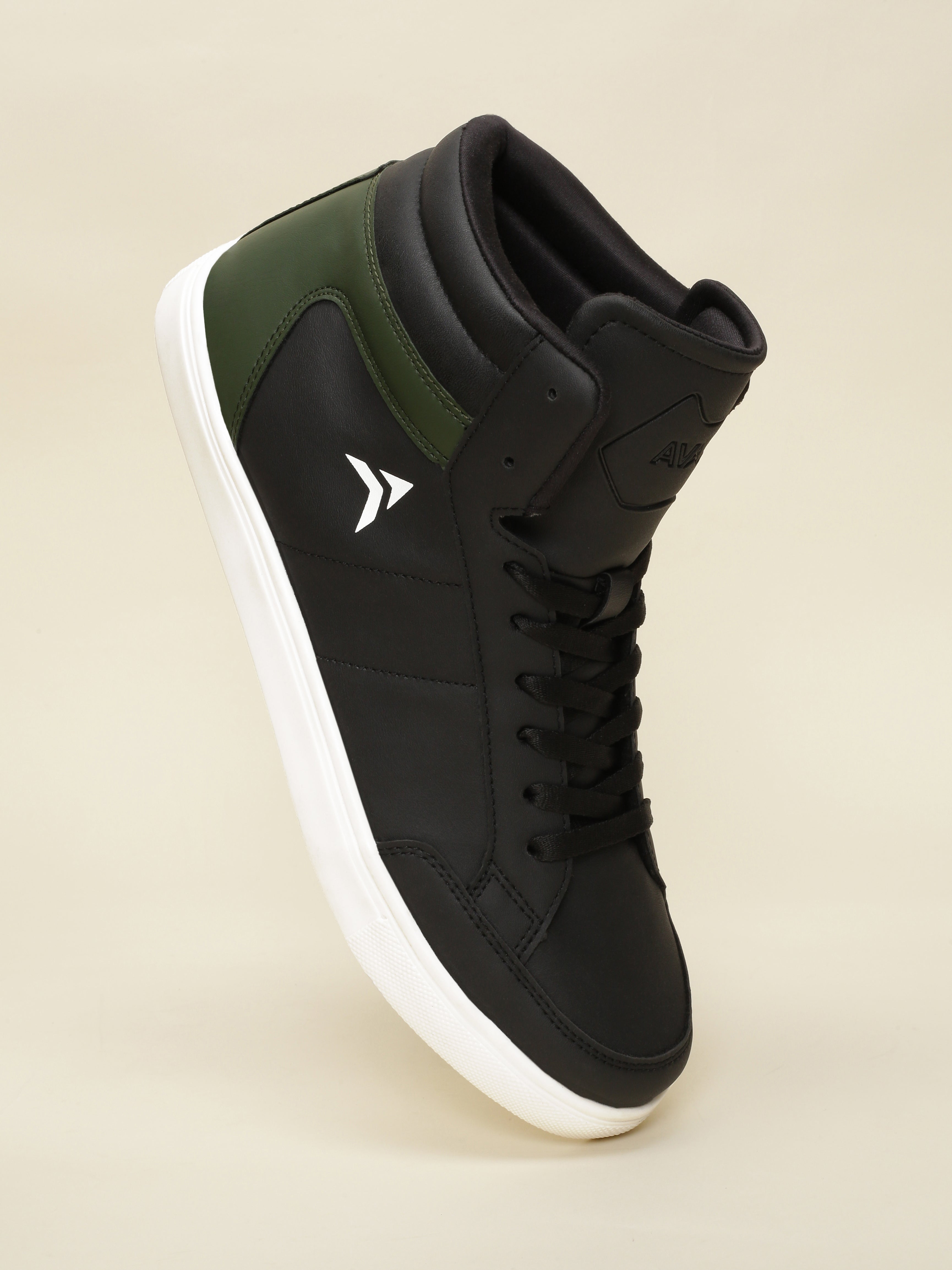 Avant Men's Stride Sneakers - Black/Green