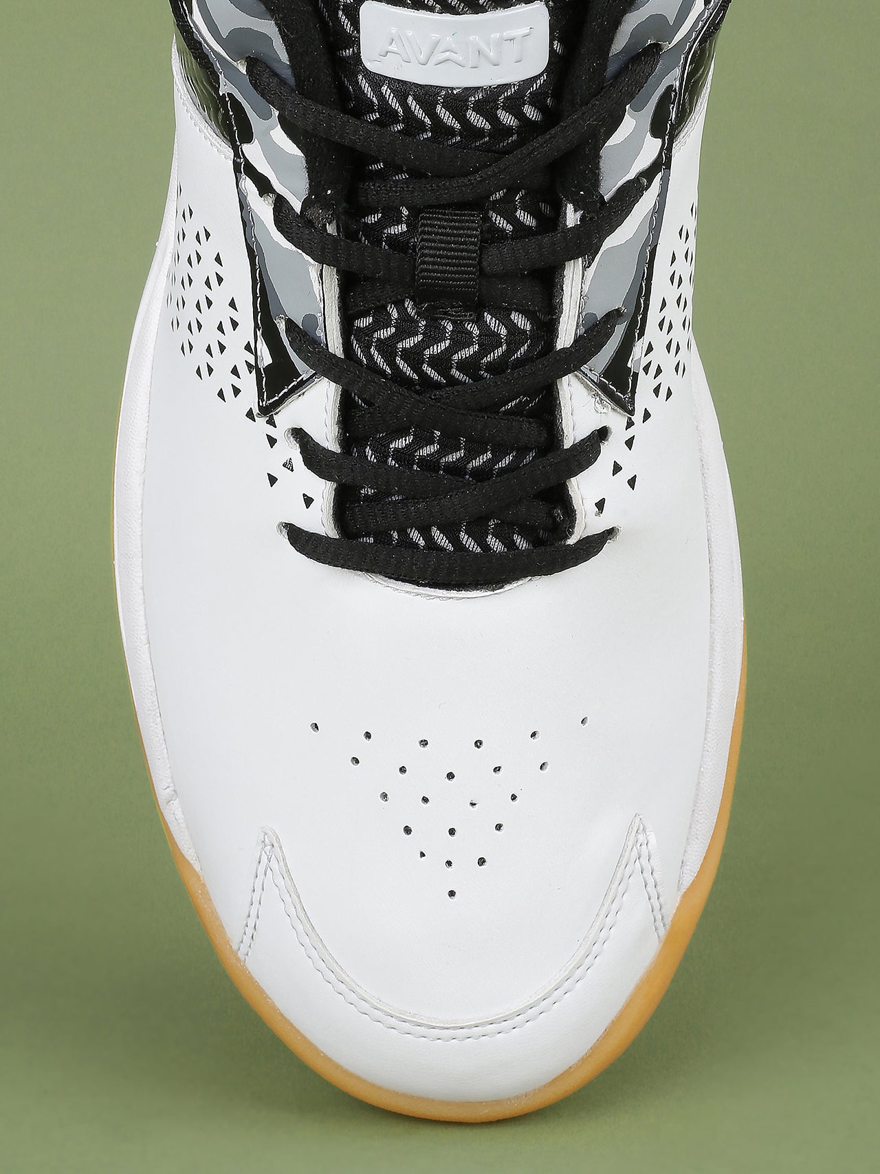 Avant Men's Smash Badminton Shoes - Black/White