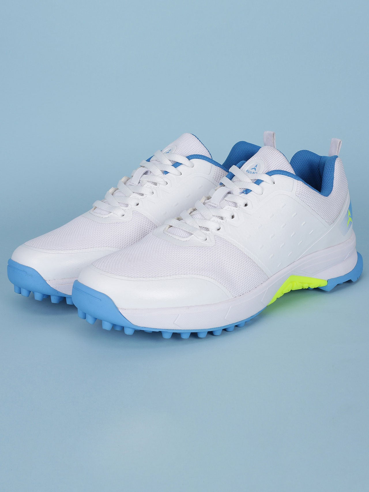 Avant Men's Active Force Cricket Shoes - White/Teal