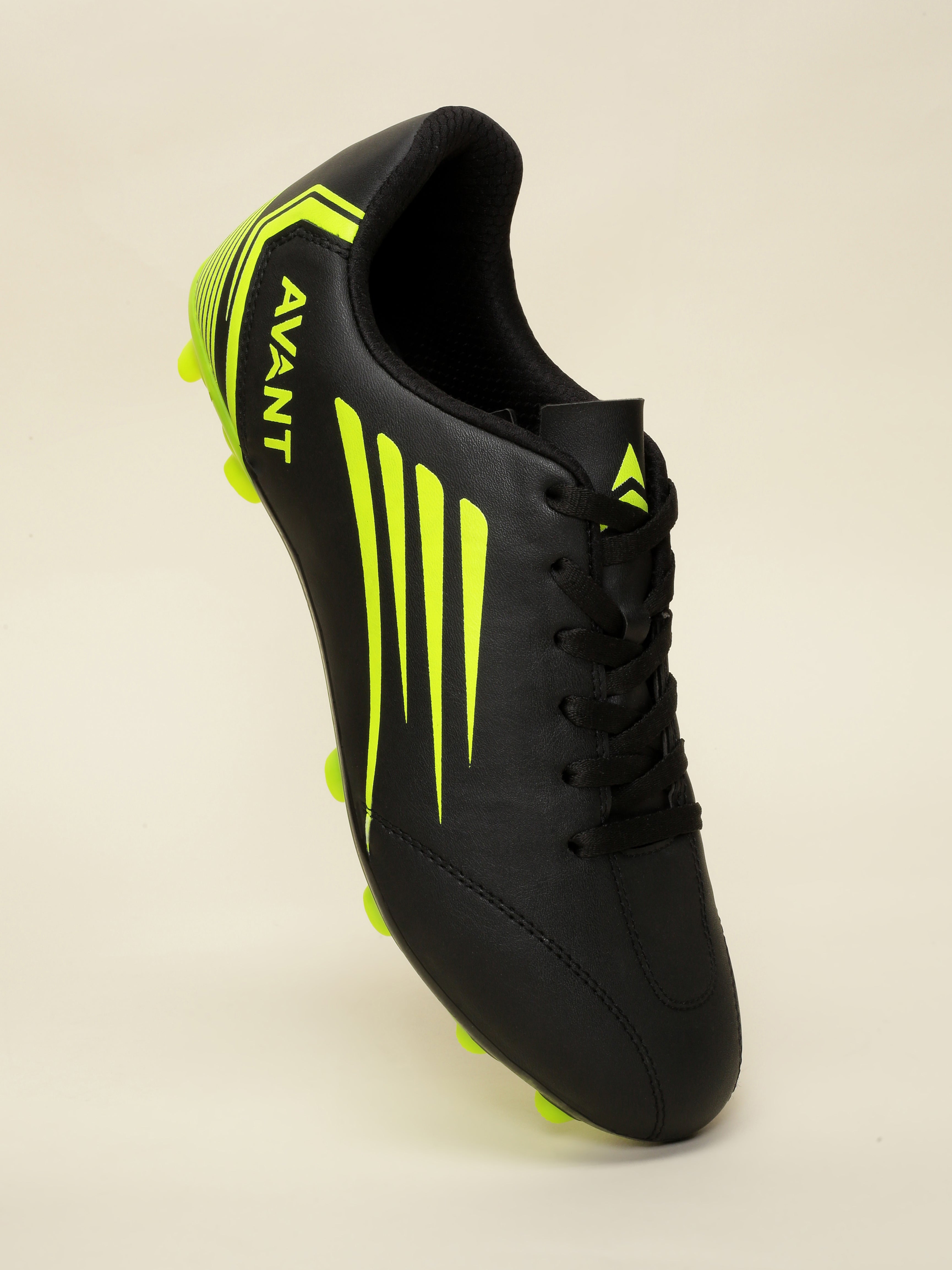 Avant Men's Phantom Football Shoes - Black/Lime