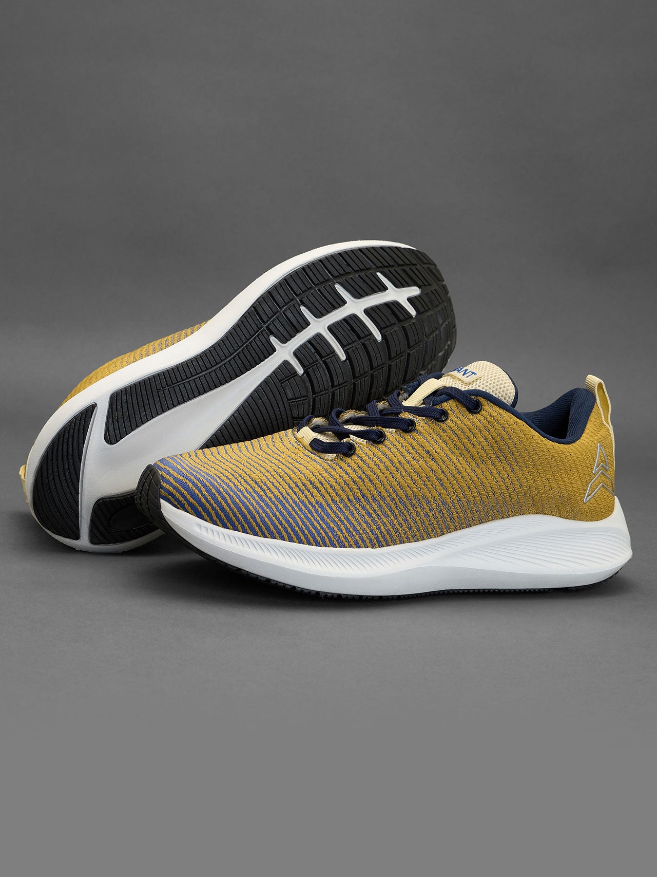 Avant Men's Matrix Running Shoes-Gold/Blue