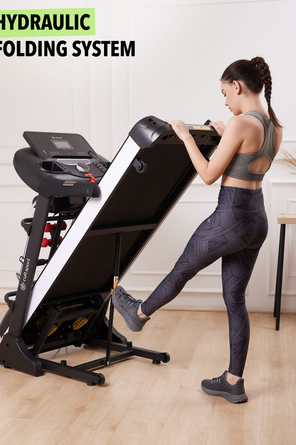 Smartrun Canoas 5.5 HP Peak Treadmill | 15-level Auto-Incline & Massager | Max Weight-130kg | Max Speed-16kmph (with 6 Months Extended Warranty)