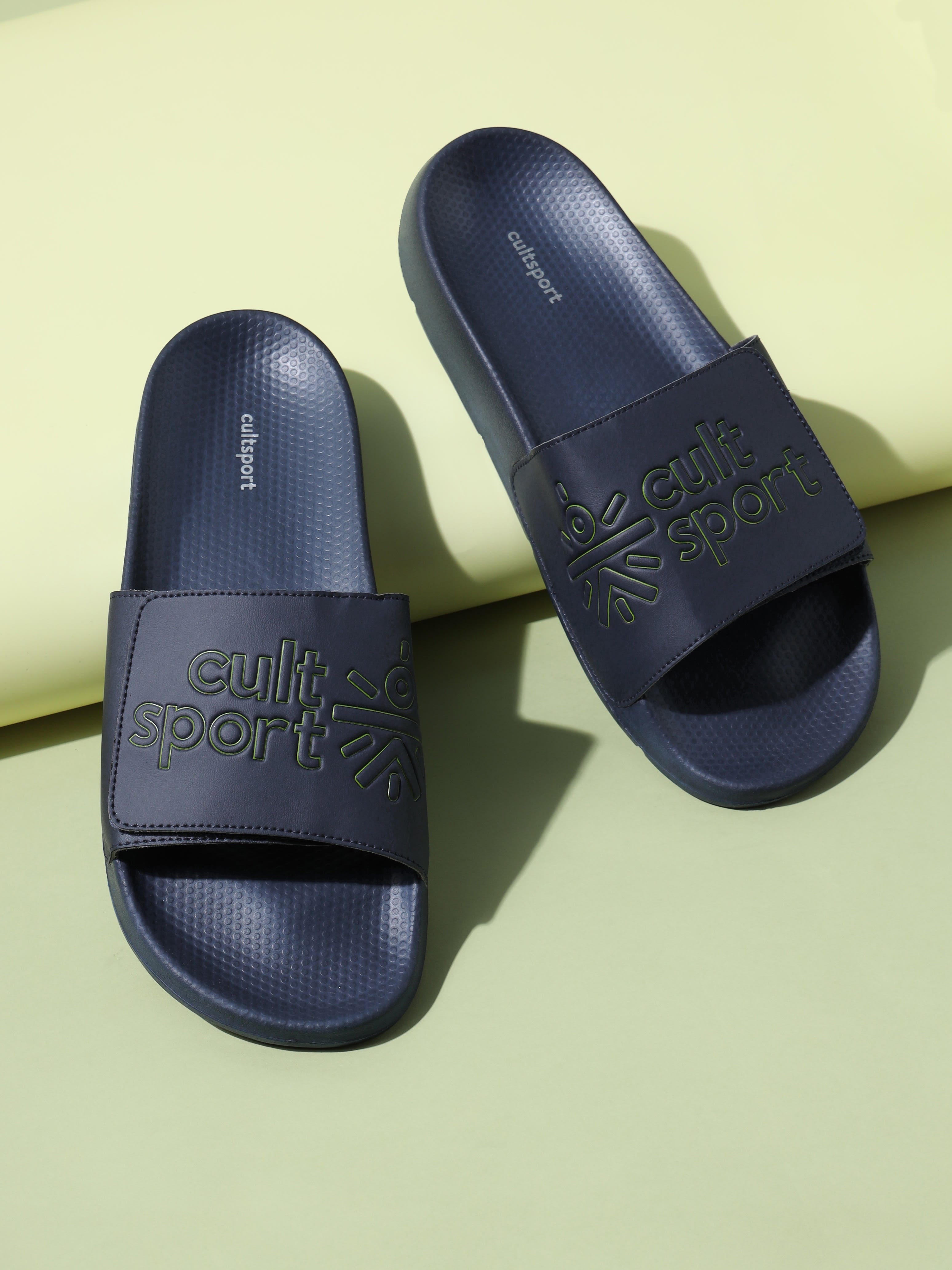 cult Glissade Navy Men Slides