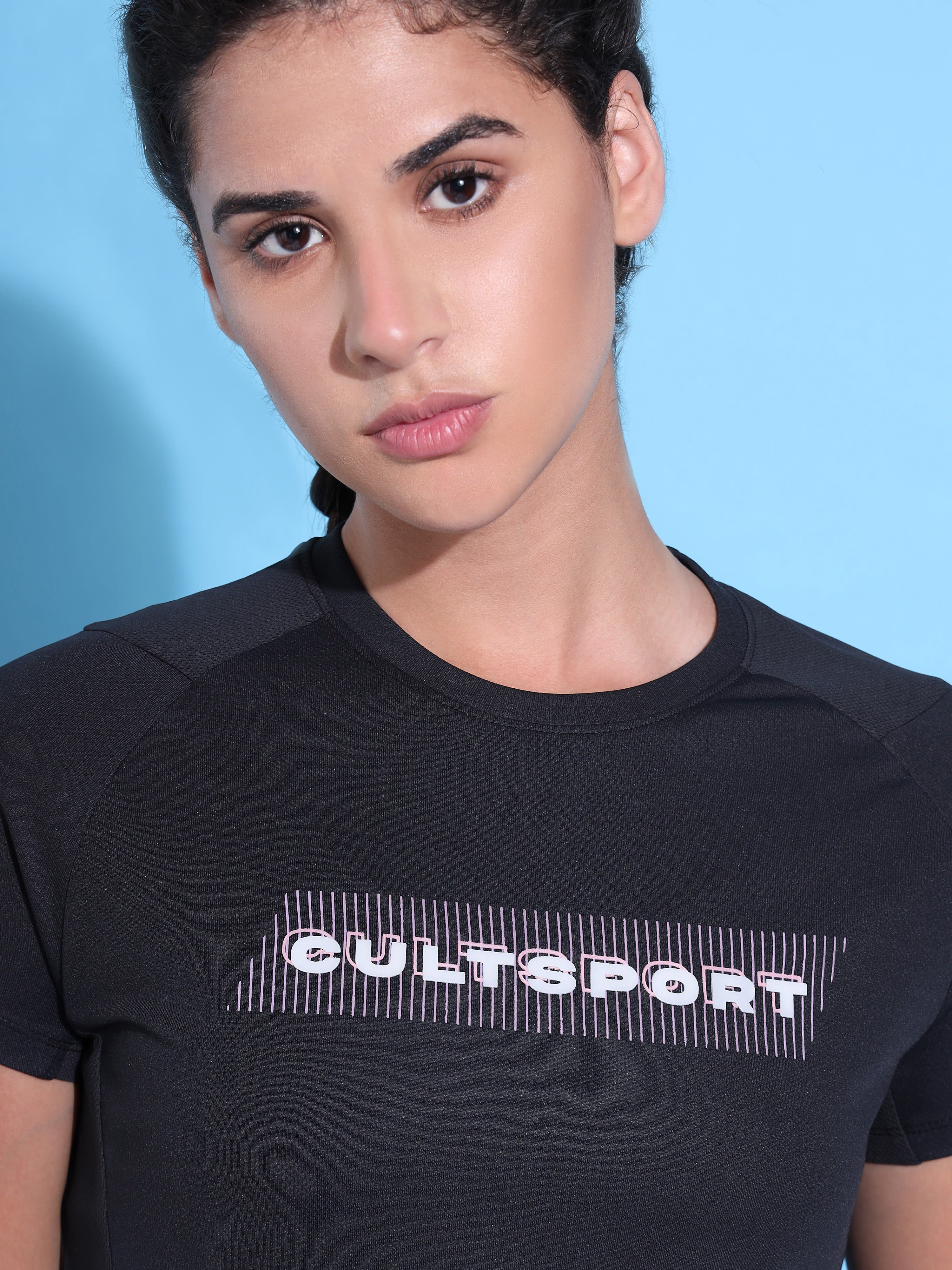 Typographic Print Anti-Odour T-shirt