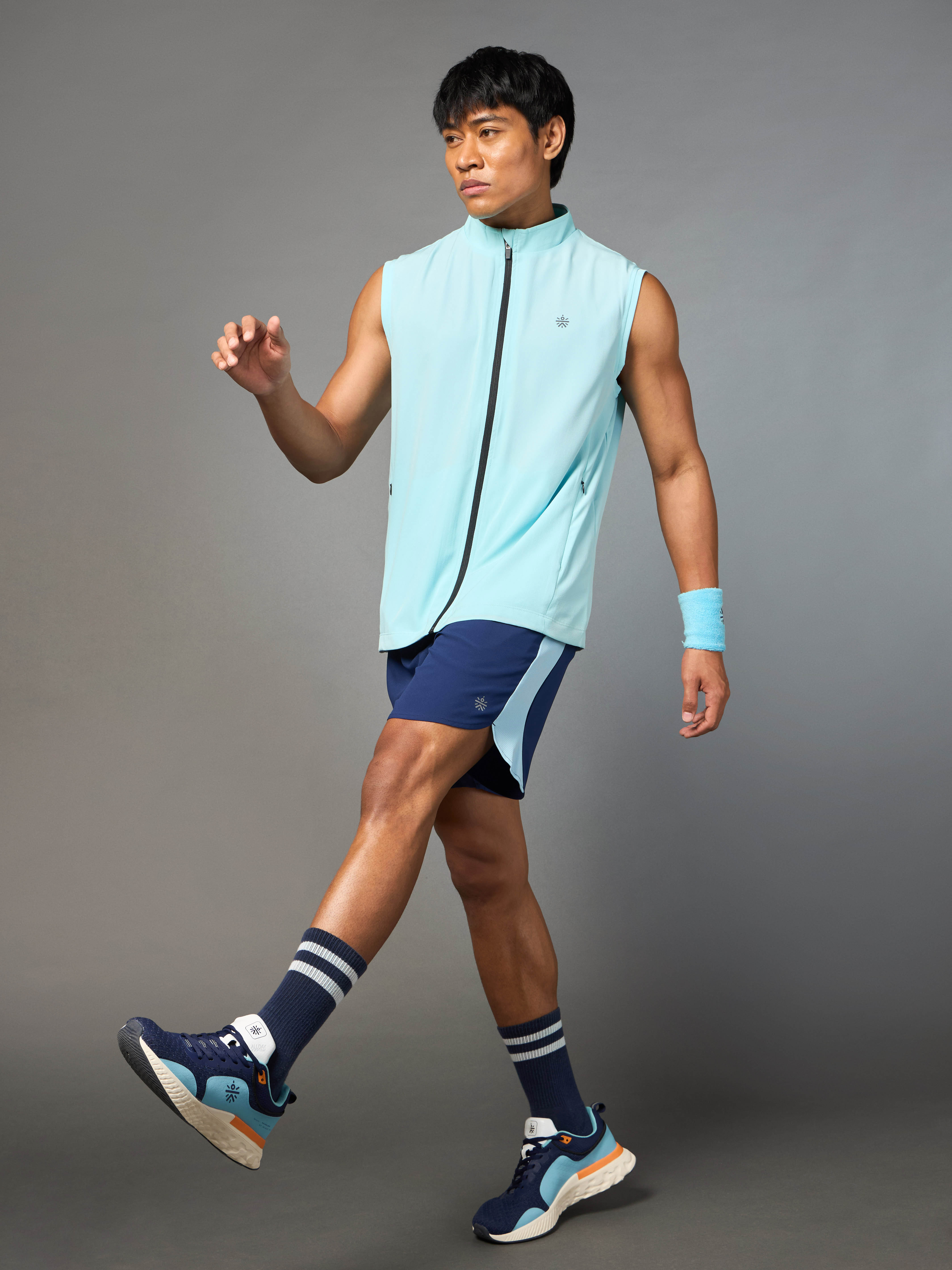 Dawn to Dusk SkyBlue Running Gillet