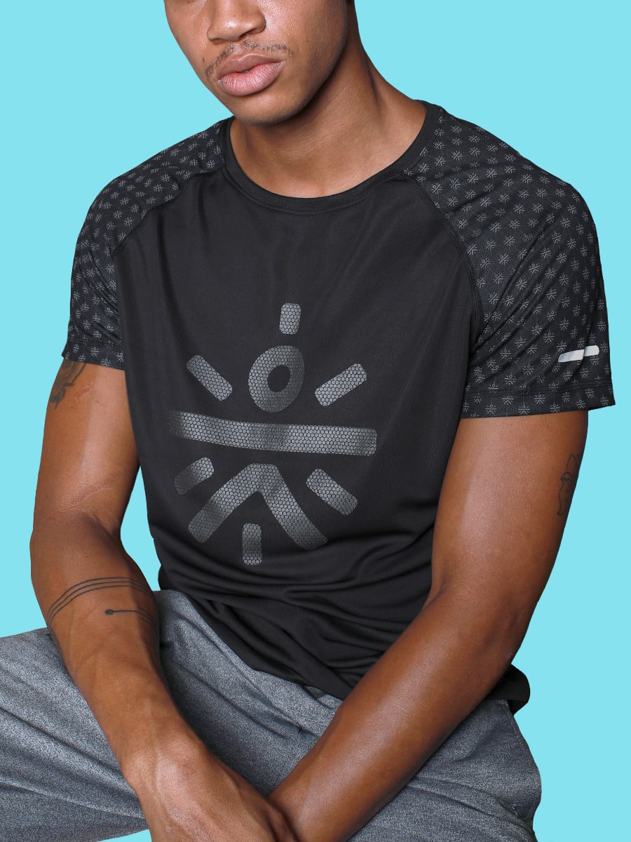 Men Insignia Black Training Tee