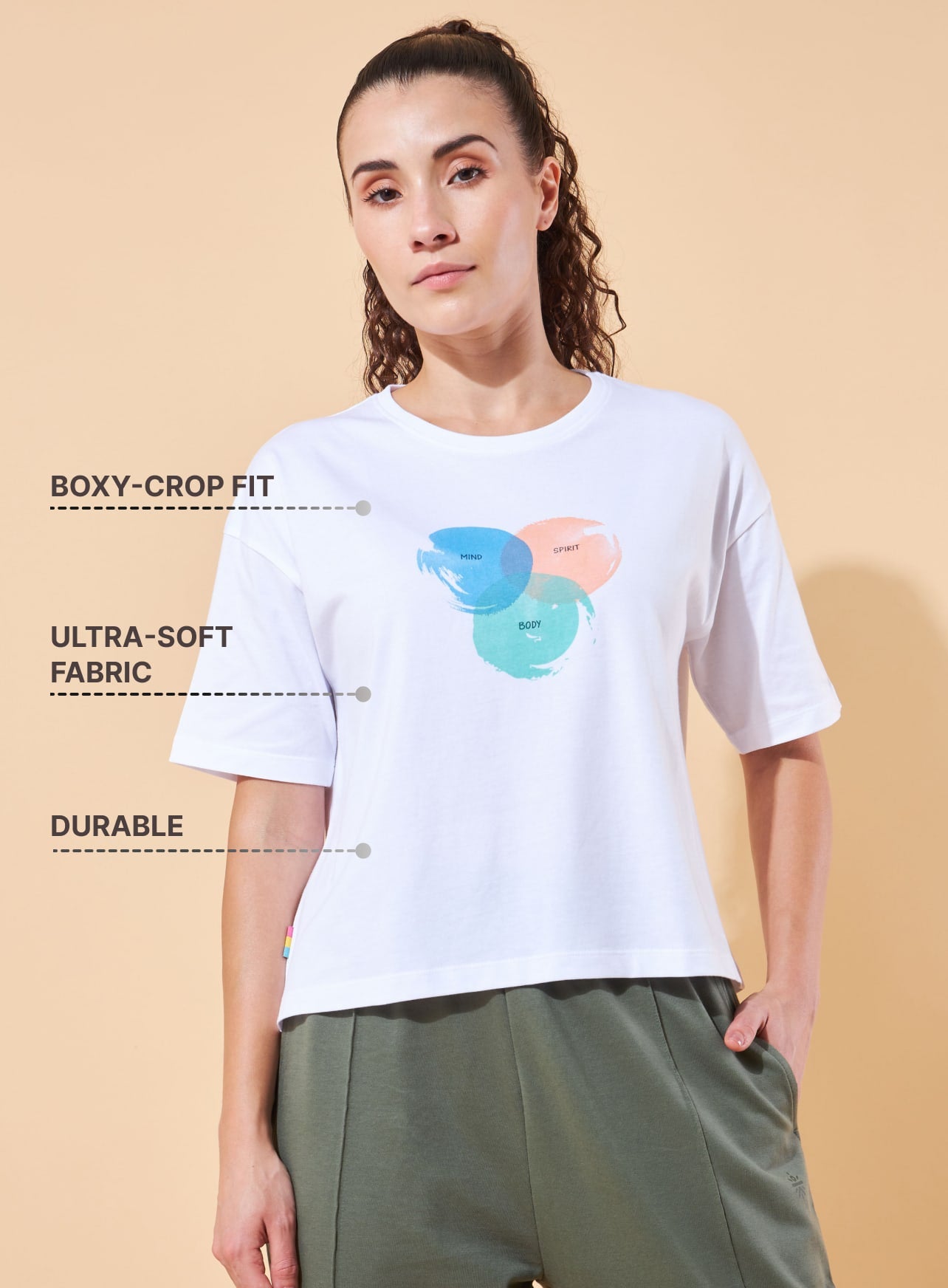 Lifestyle Cotton Boxy Graphic T-shirt