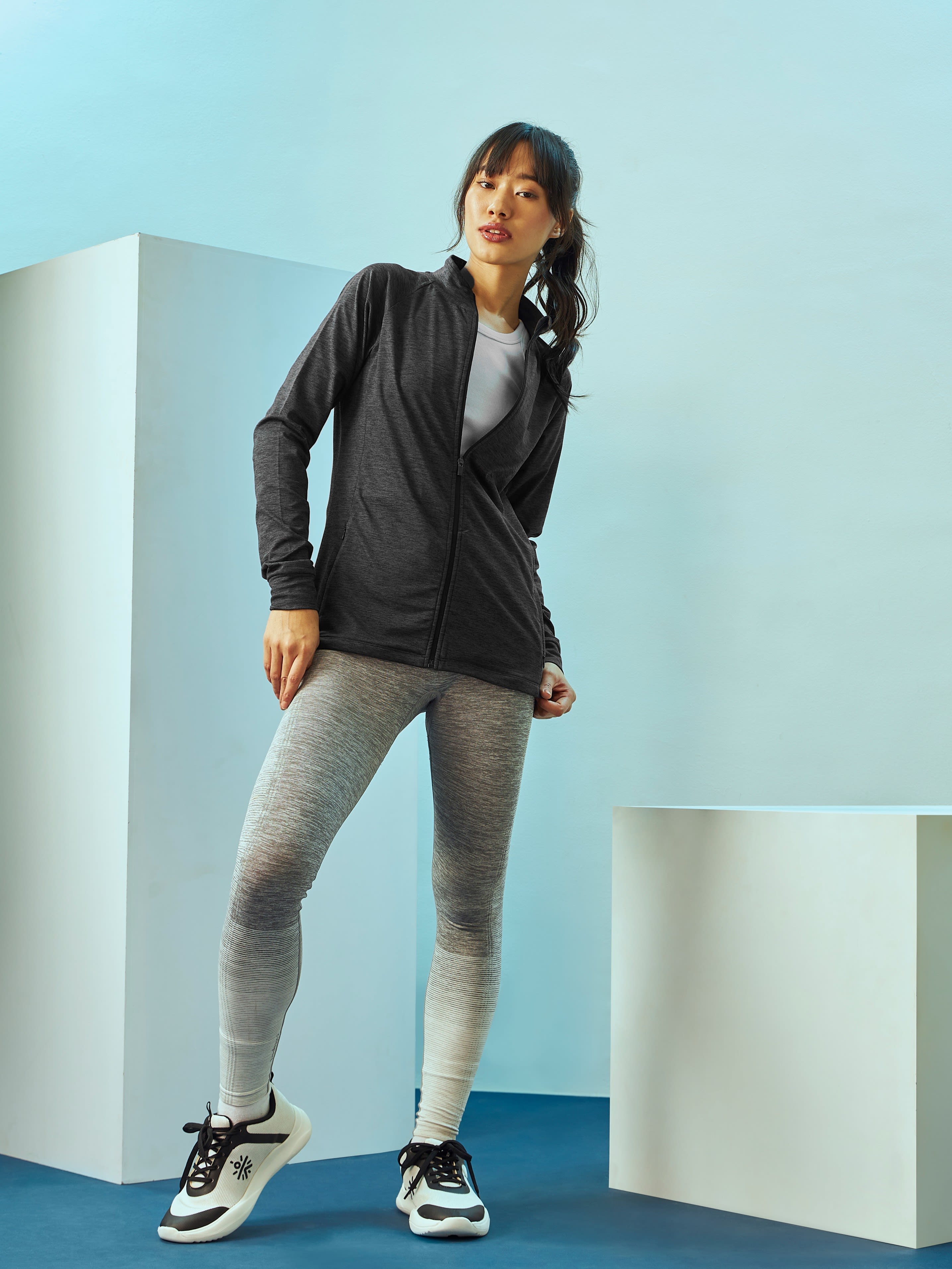 Zip-Front Jacket with Side Pockets