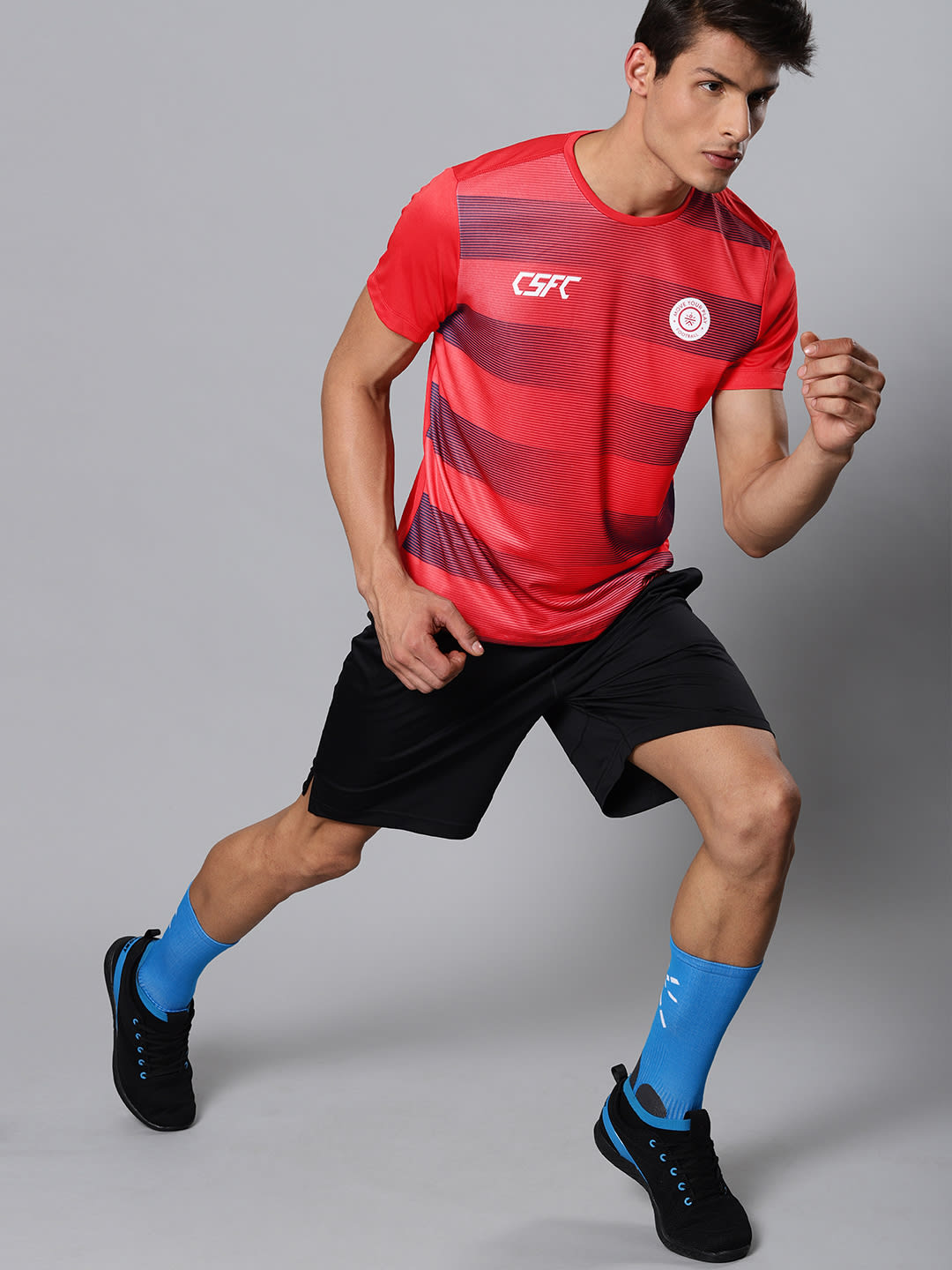 Dugout Stripe Red Relaxed Tee