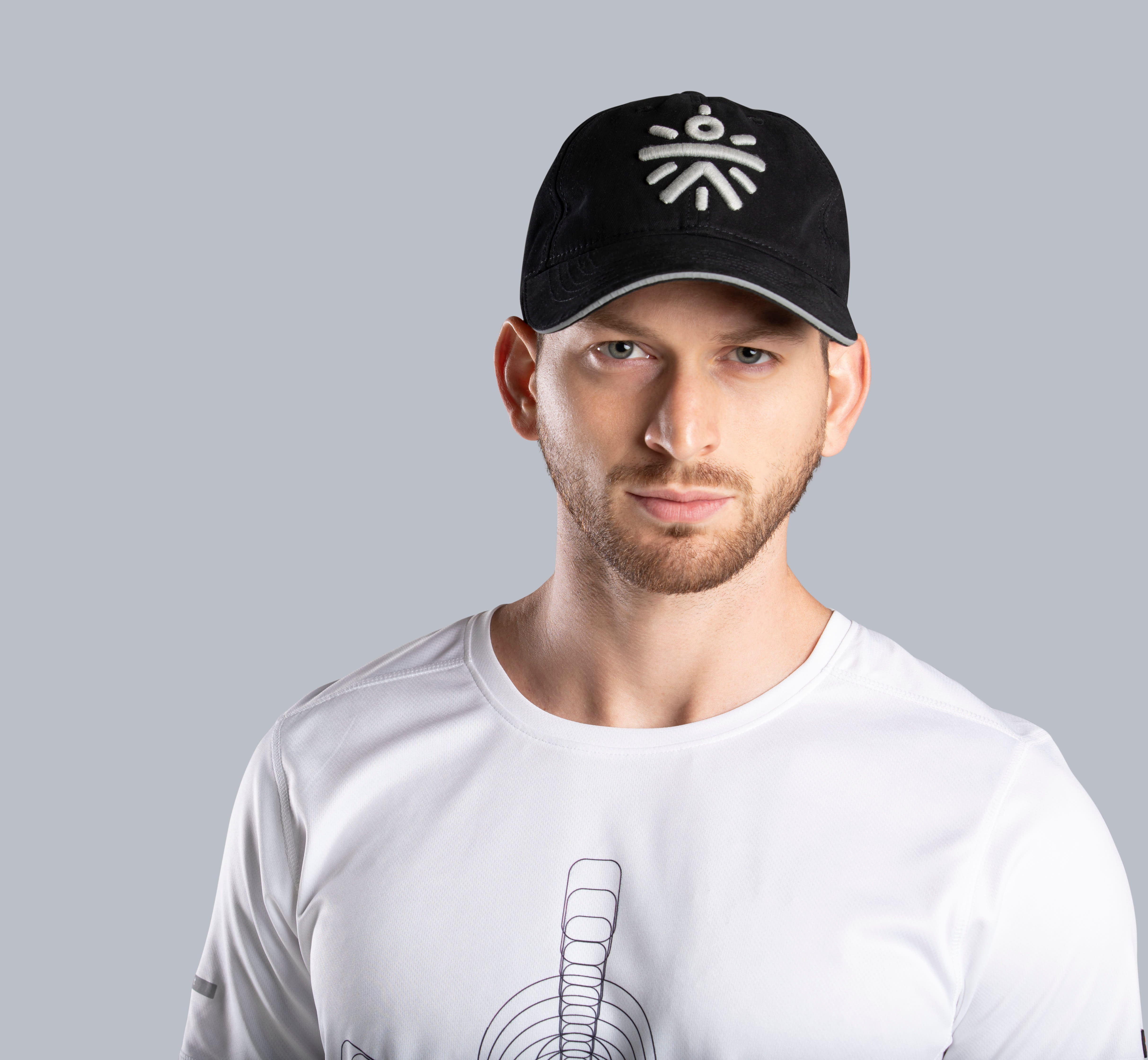 Power-up Logo Black Unisex Headgear