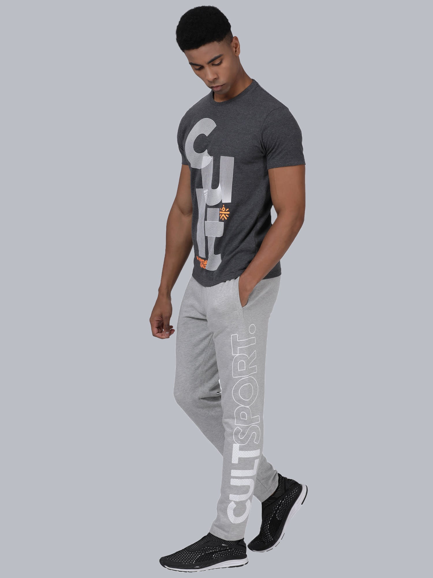 Signature Cult Grey Casual Tee