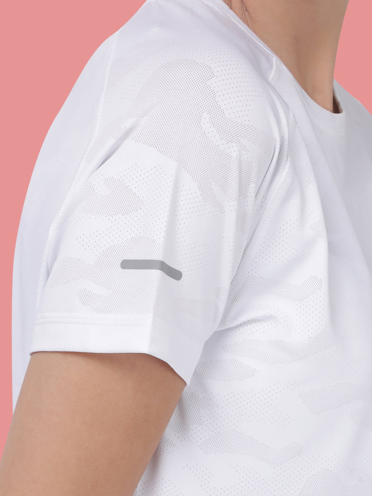 Vital Track White Running Relaxed Tee