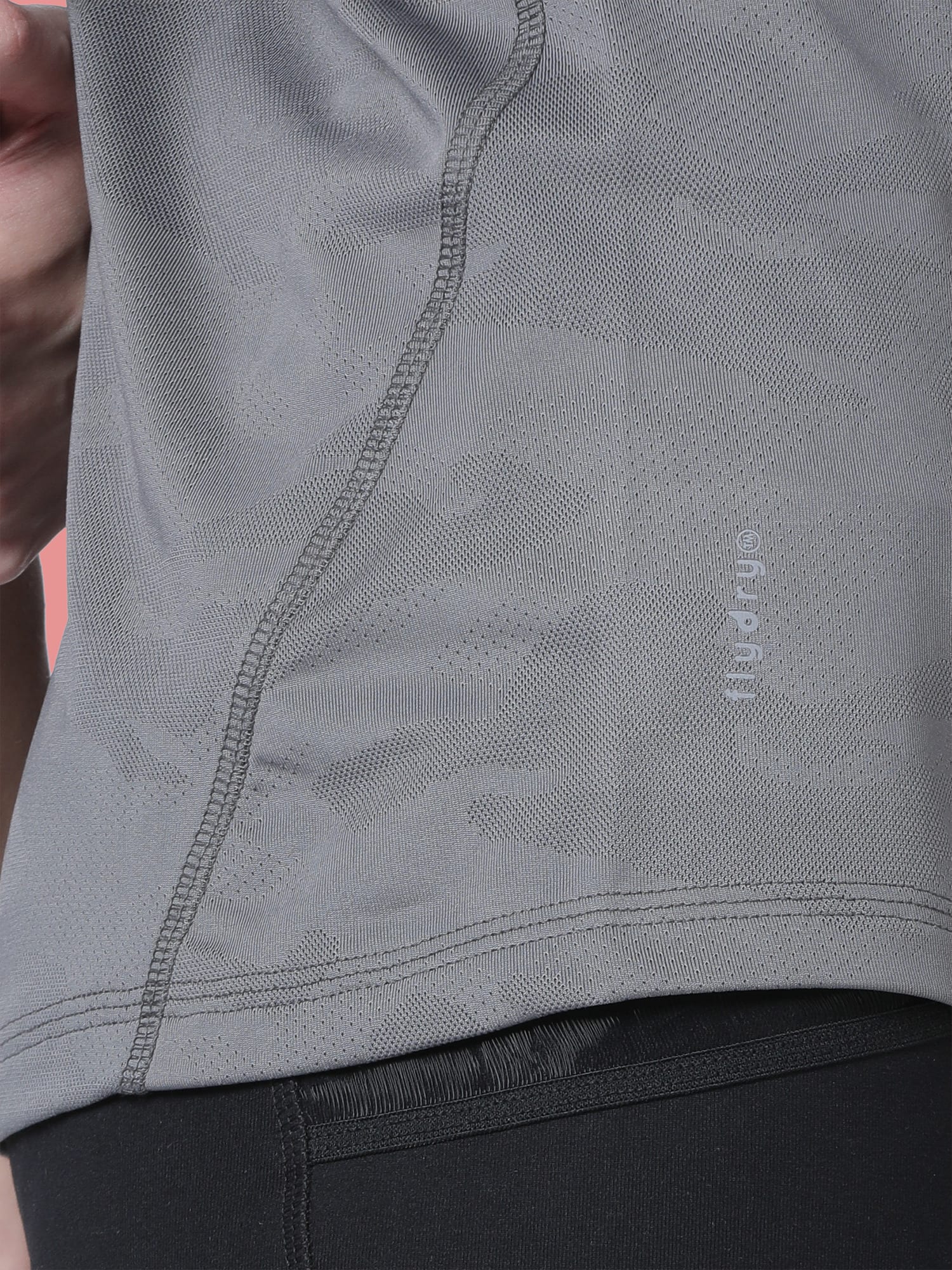 Vital Track Grey Running Relaxed Tee