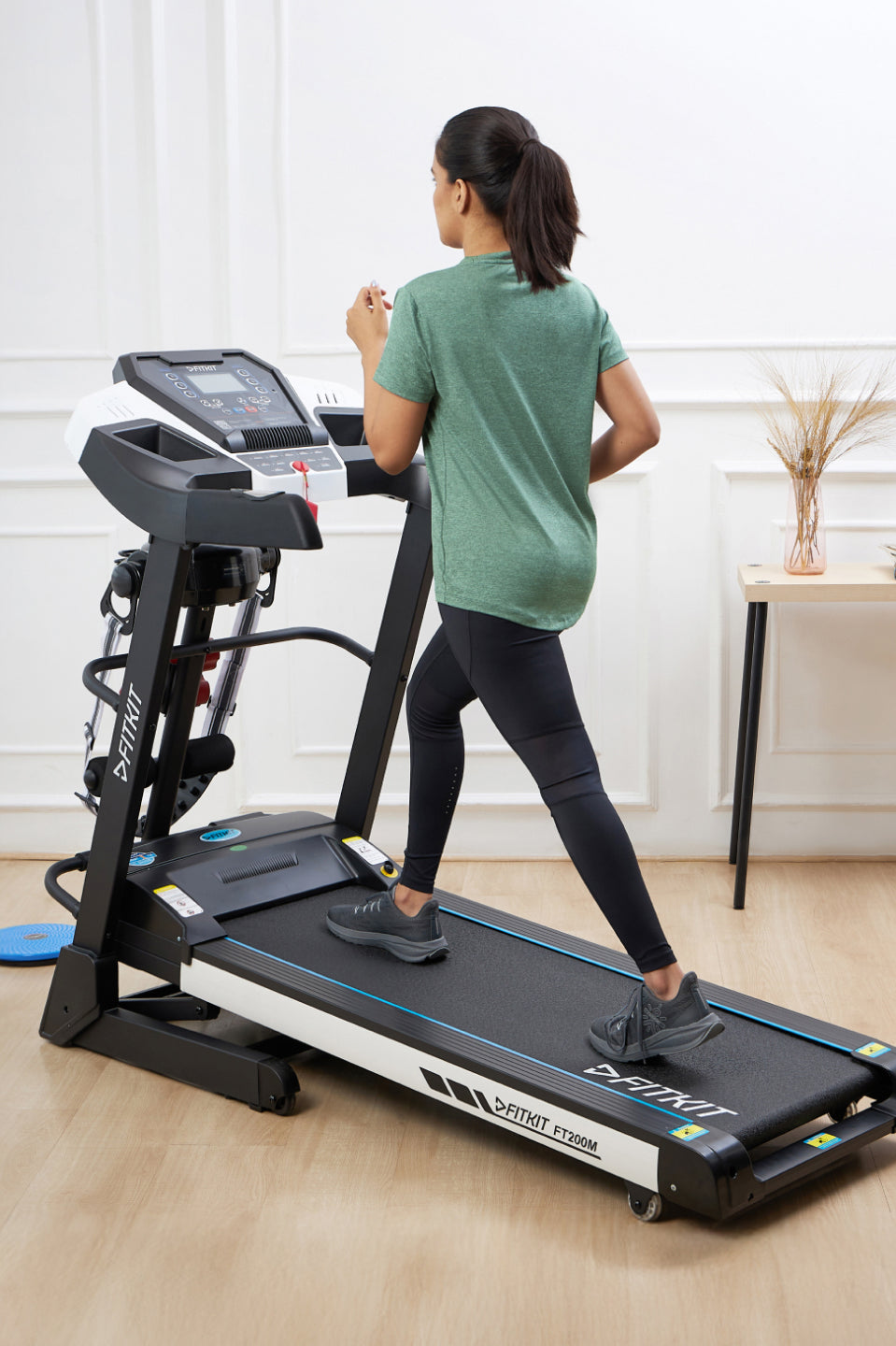 FT200M 4.5 HP Peak BLDC Treadmill | 15-level Auto-Incline & Massager | Max Weight-110kg | Max Speed-16kmph (with 6 Months extended warranty)