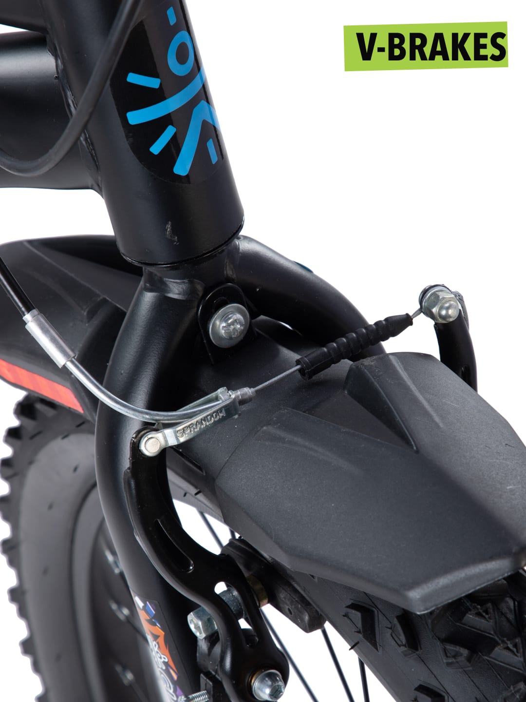 STUDPRO27.5TBLACK Steel Single Speed 27.5 inch Mountain Cycle with Single Wall Rim and Rigid Fork