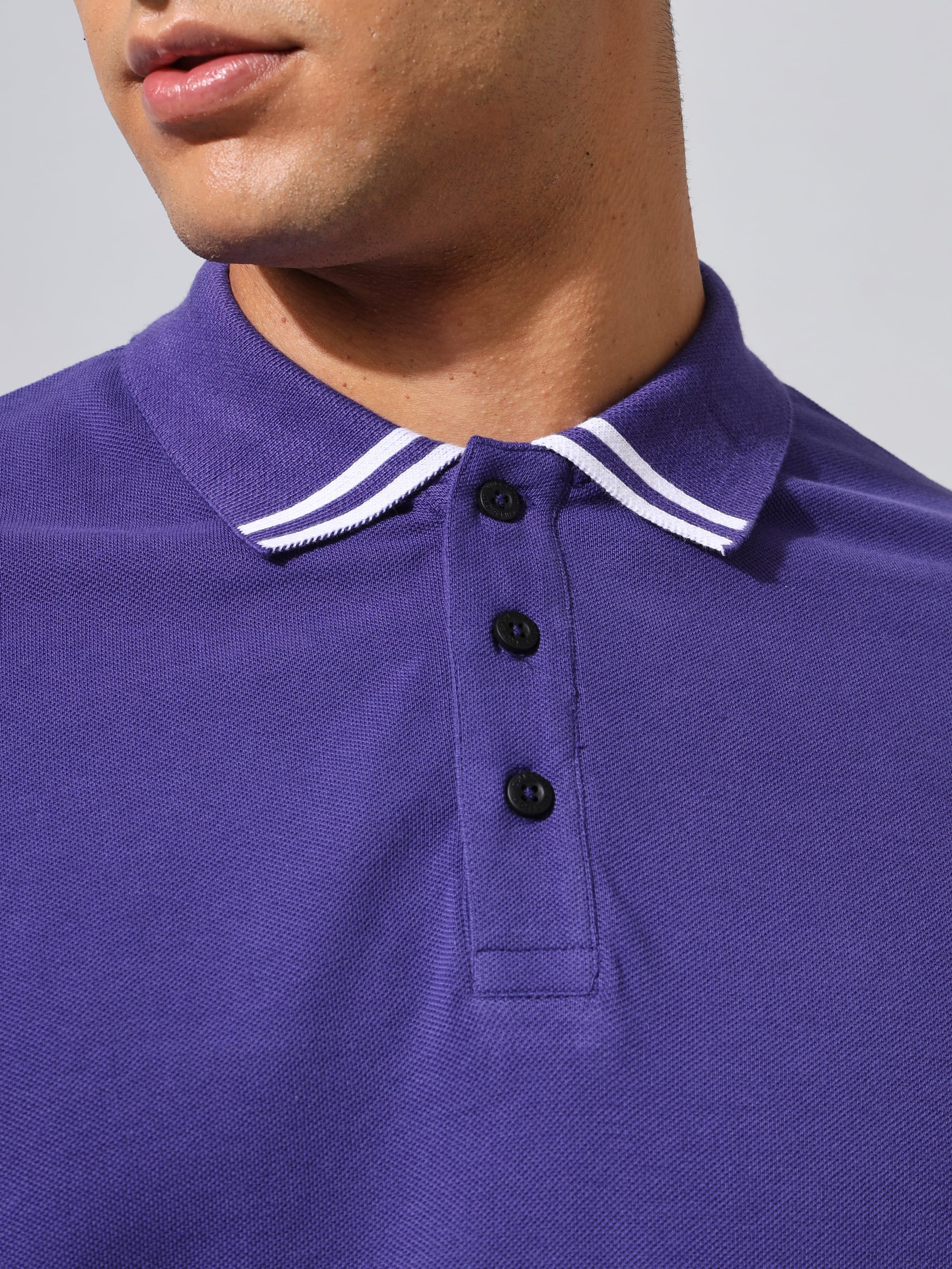 Graphic Print Performance Polo T-shirt