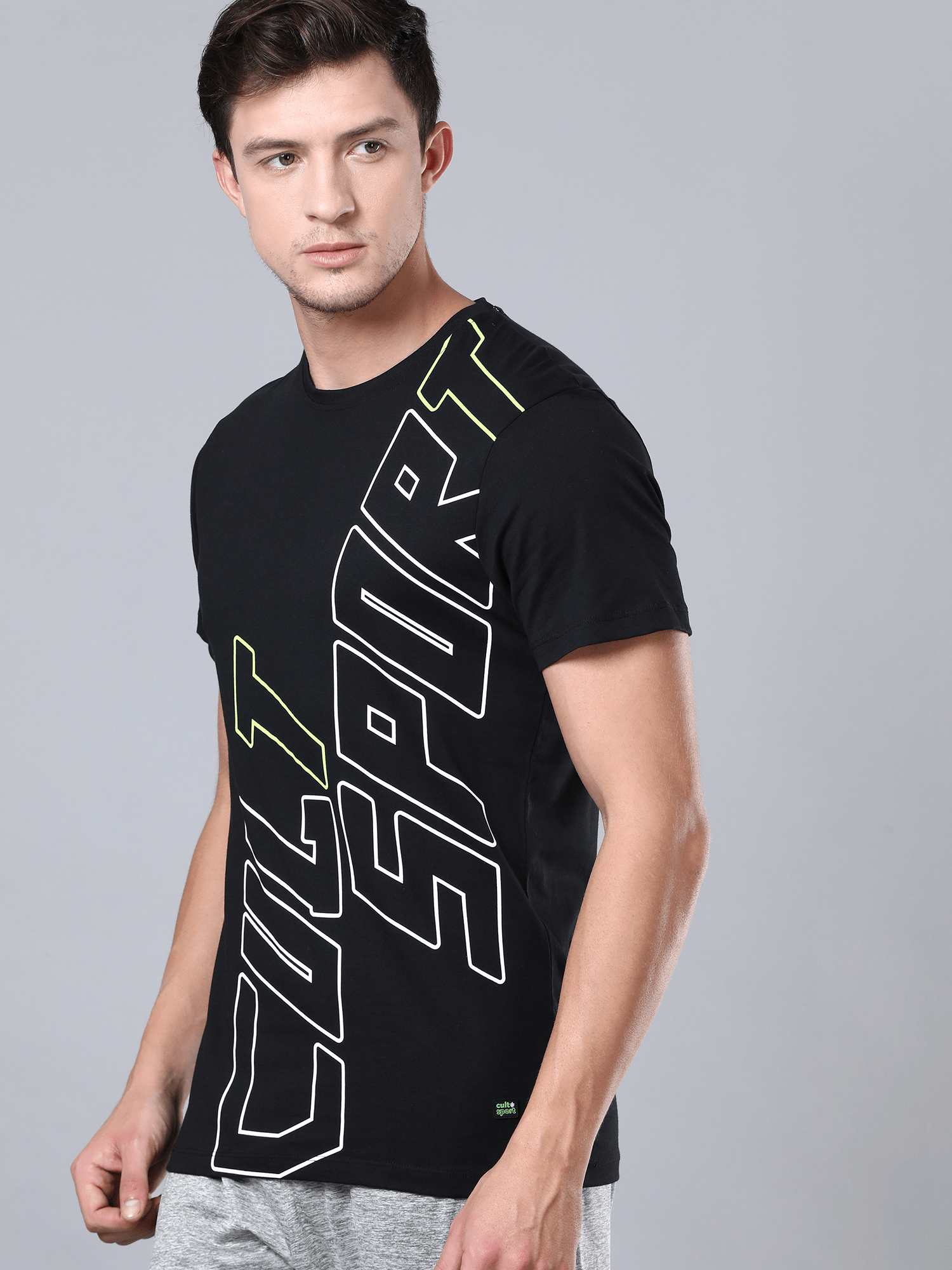 Everydays Mark Black Cotton Tee