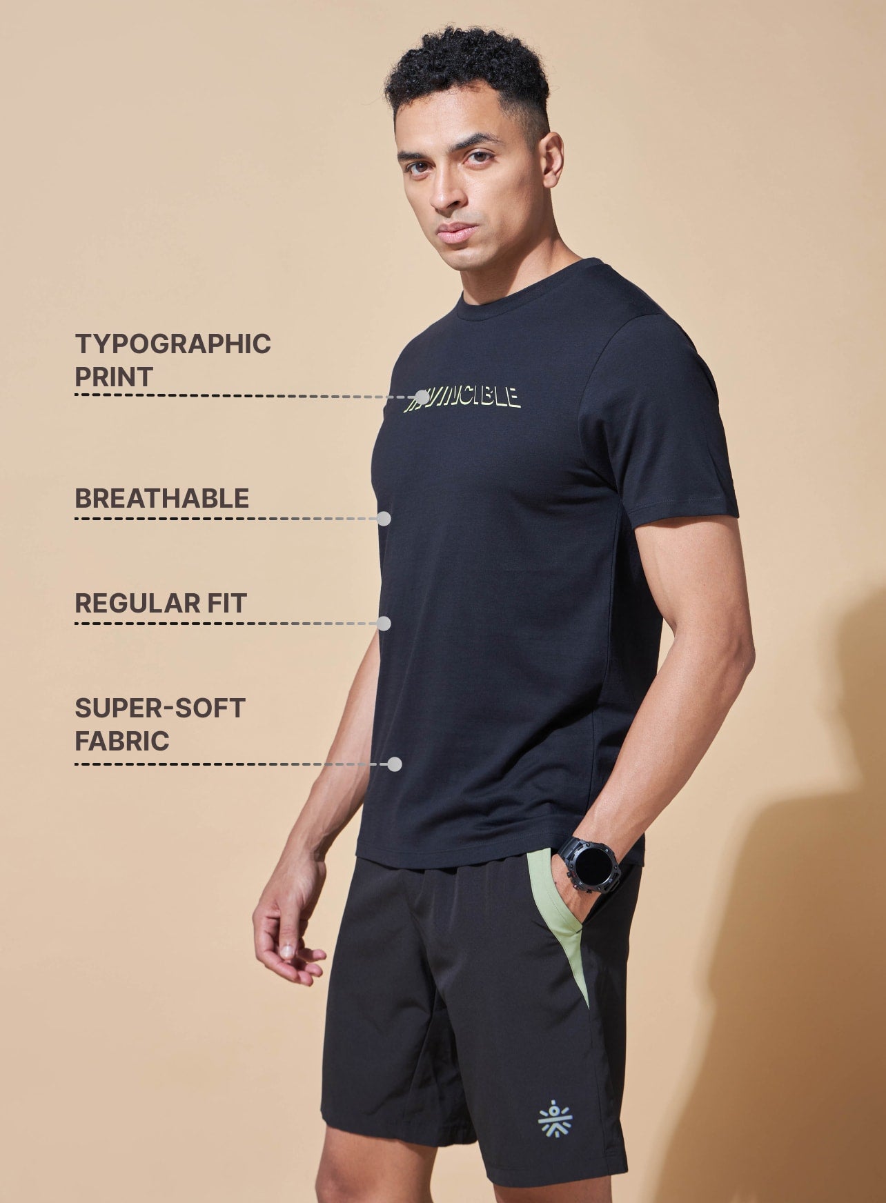 Invincible Shadow Print T-shirt