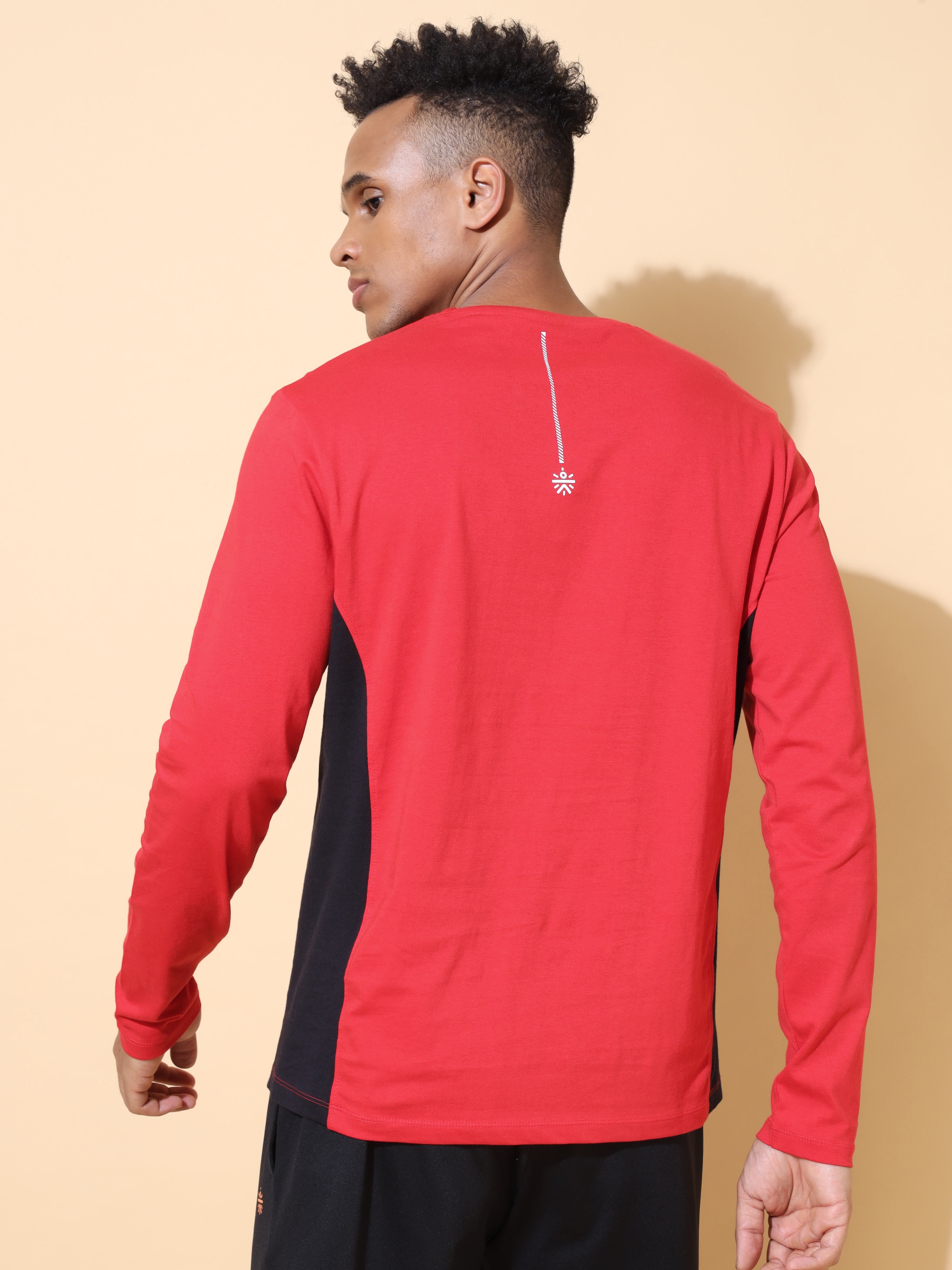 Panelled Performance T-shirt with Graphic