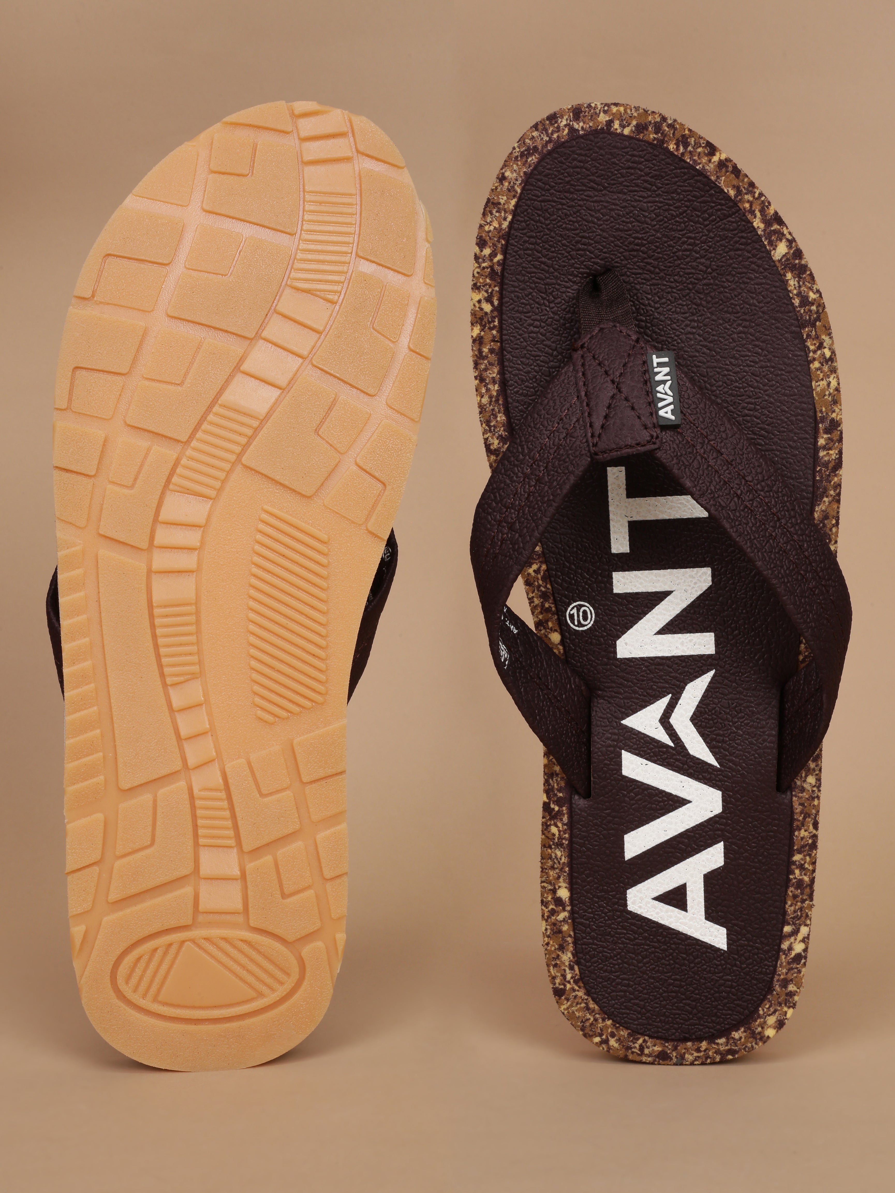 Avant Men's Crux Flip Flops - Brown