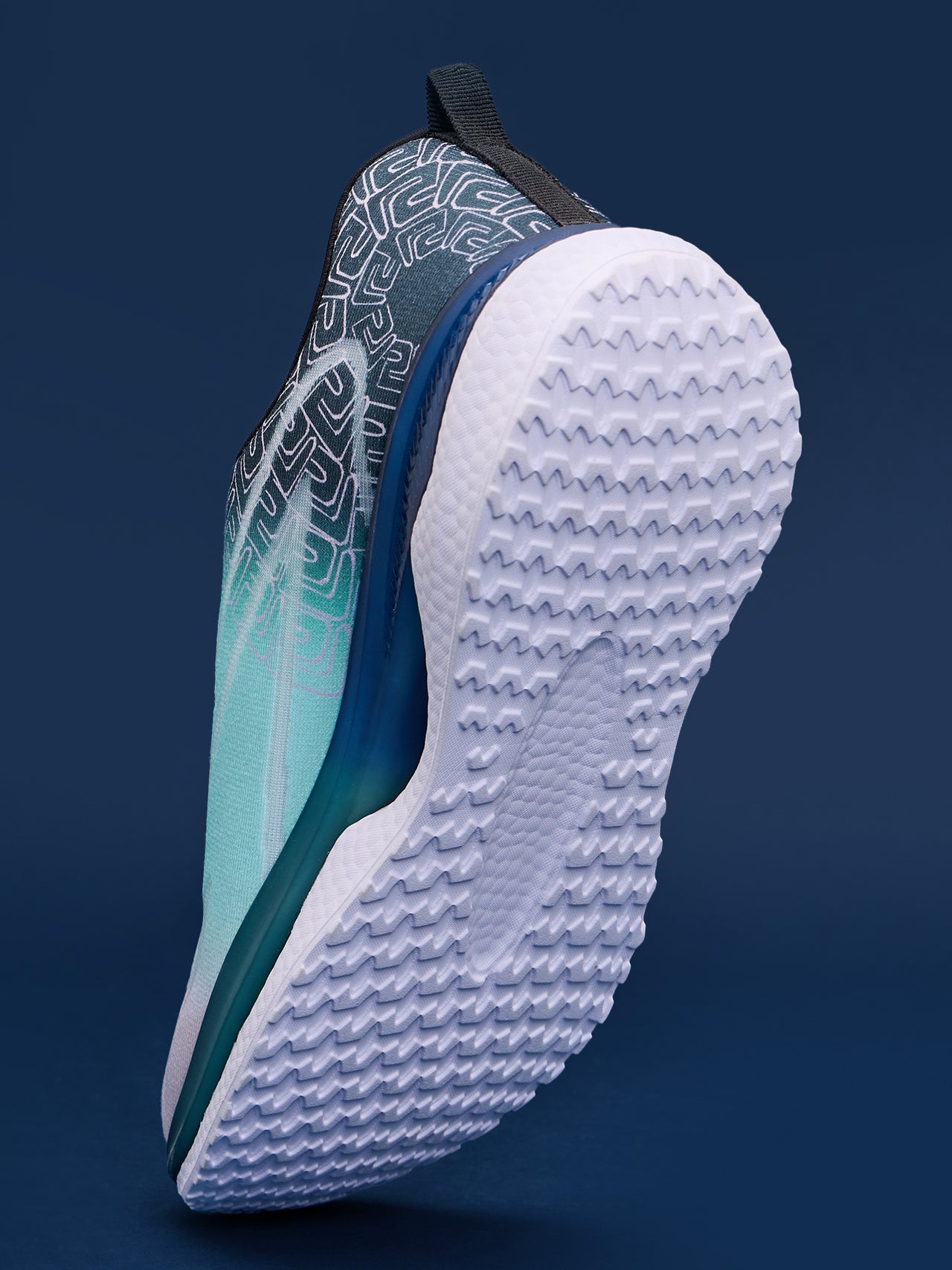 Avant Men's Spark Active Sports shoes - Black/Sky Blue