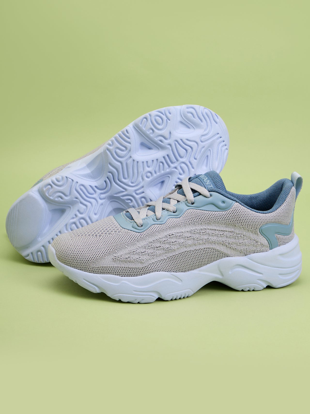 Avant Women's Foam Walking Shoes - Grey/Sky Blue