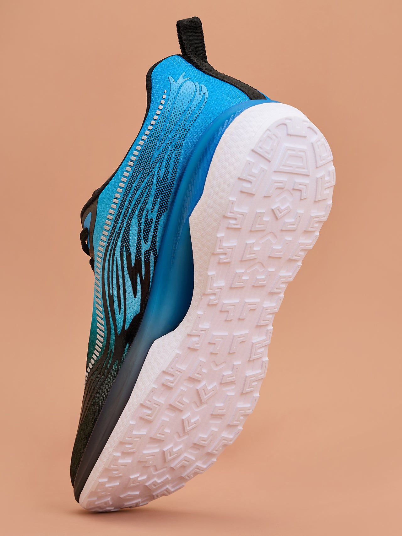 Avant Men's Hexagon Sports shoes - Black/Sky Blue