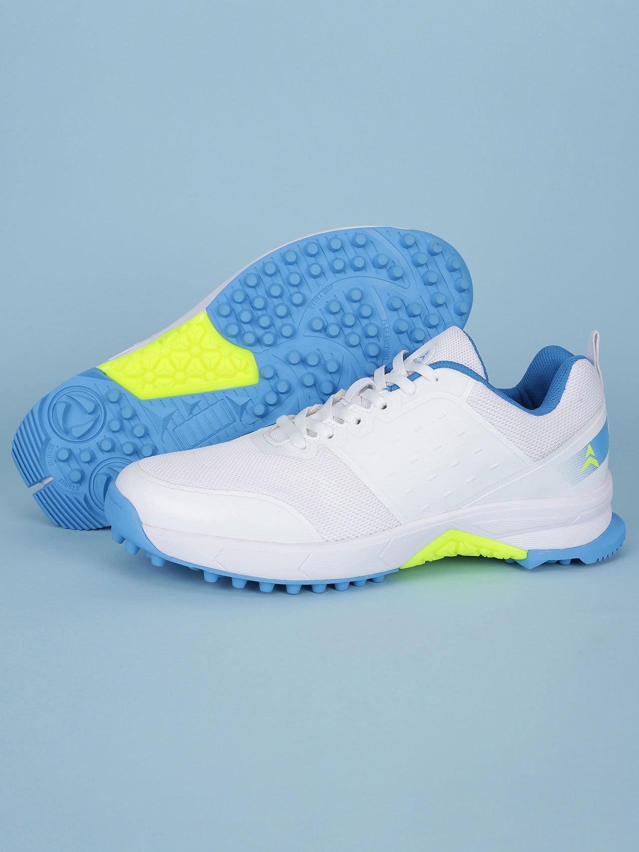 Avant Men's Active Force Cricket Shoes - White/Teal