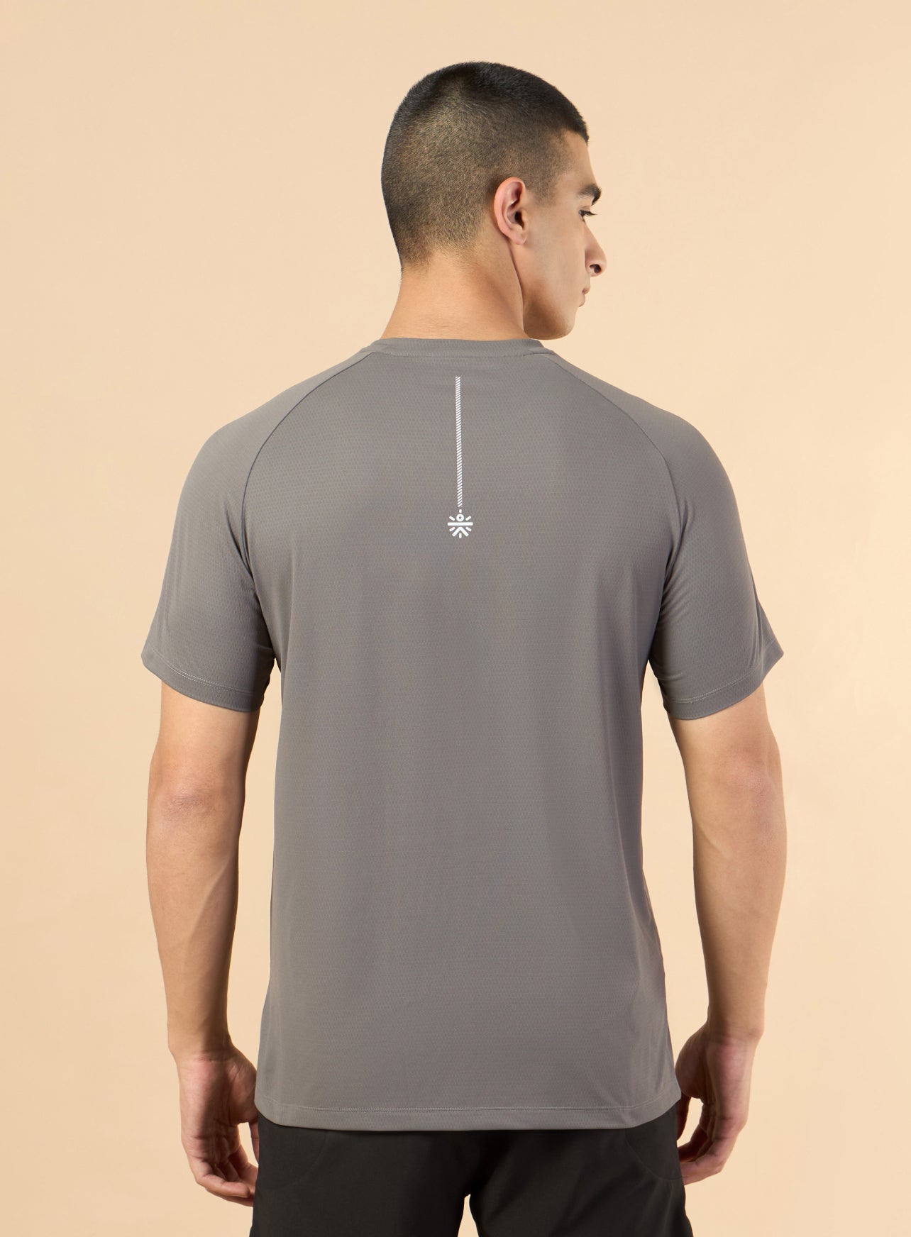 Men's Dark Grey All Workout Training T-shirt