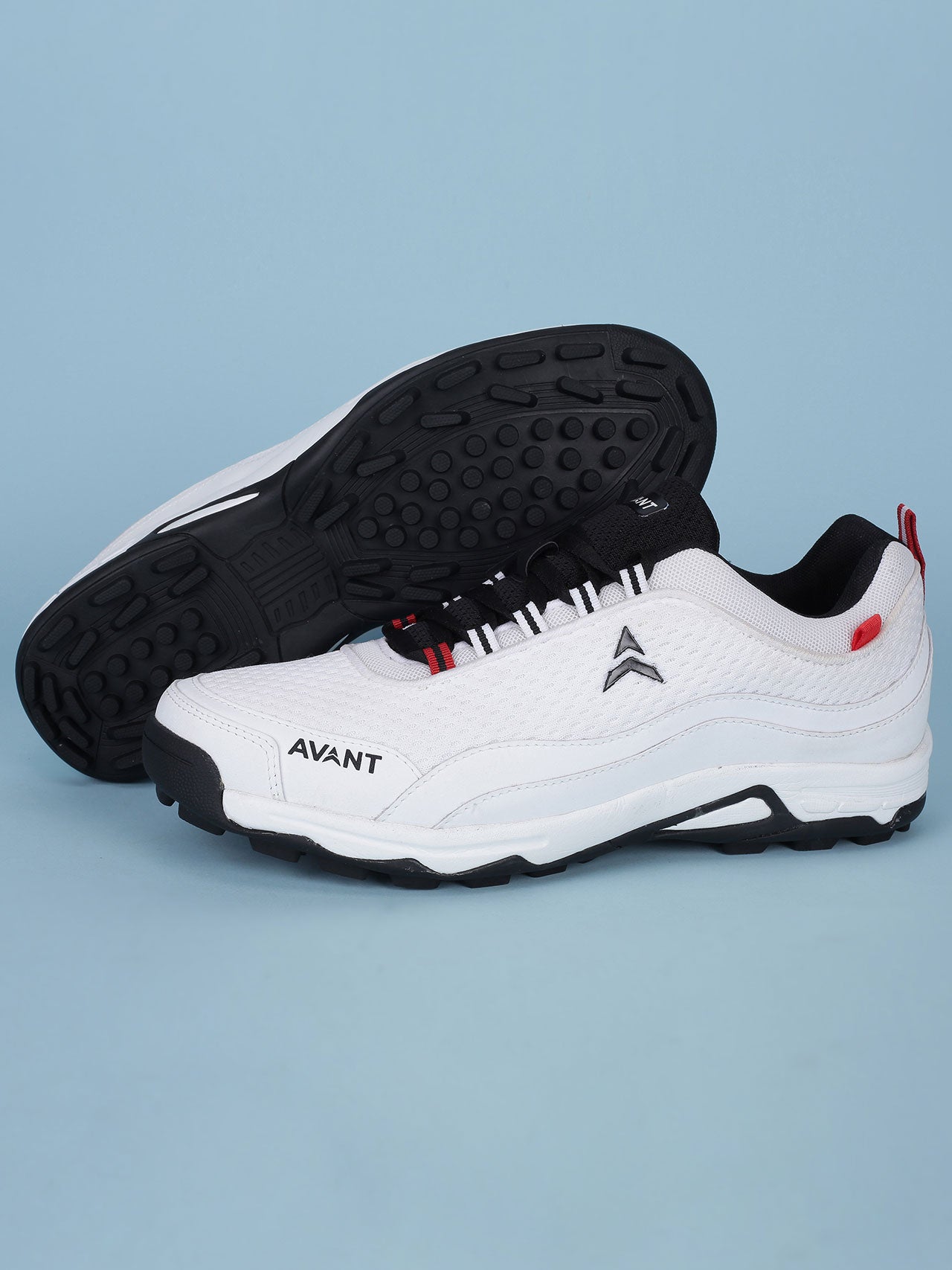 Avant Men's Striker Cricket Shoes - White /Black