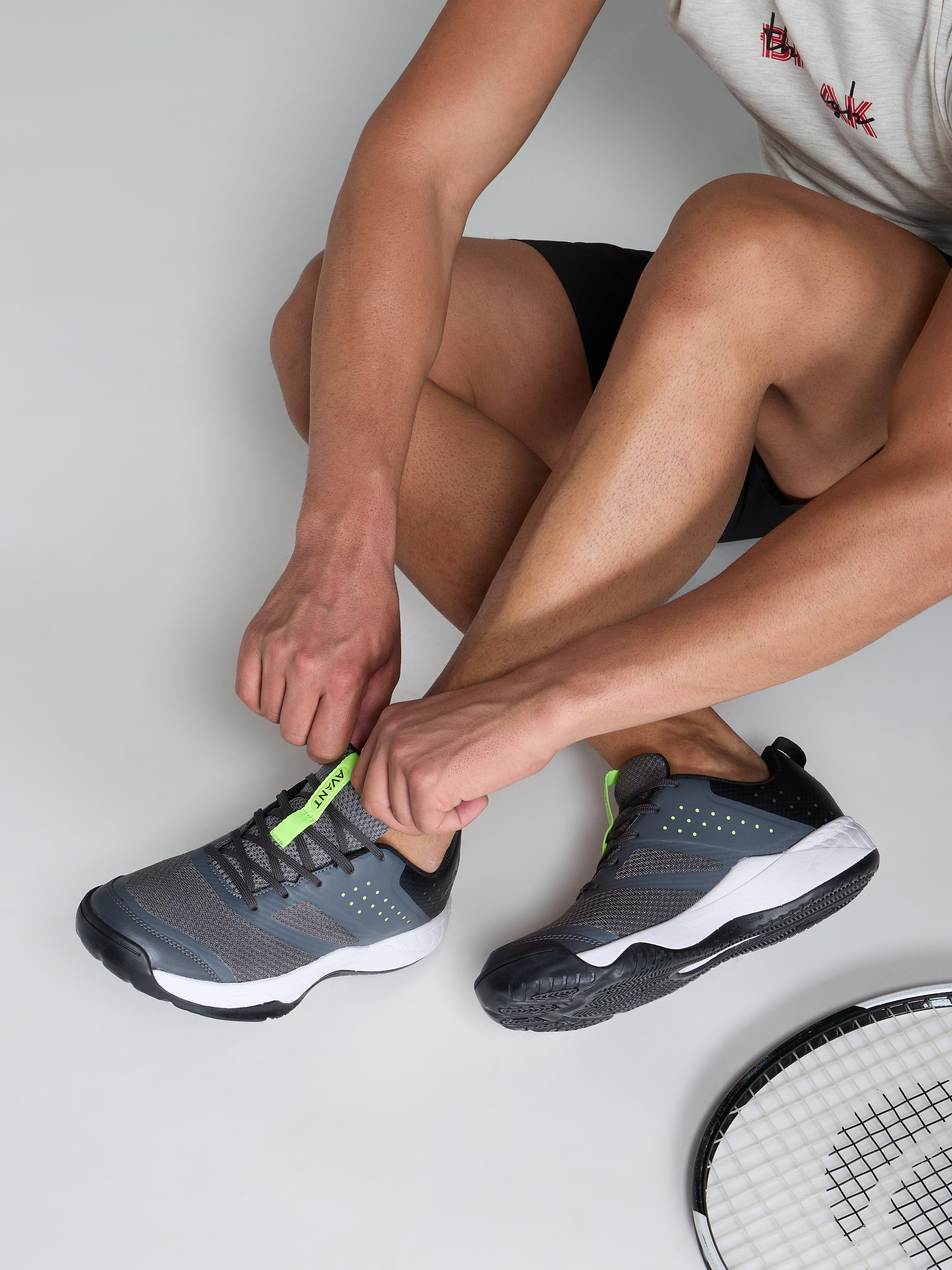 Avant Men's RallyKnit Tennis Shoes - Grey