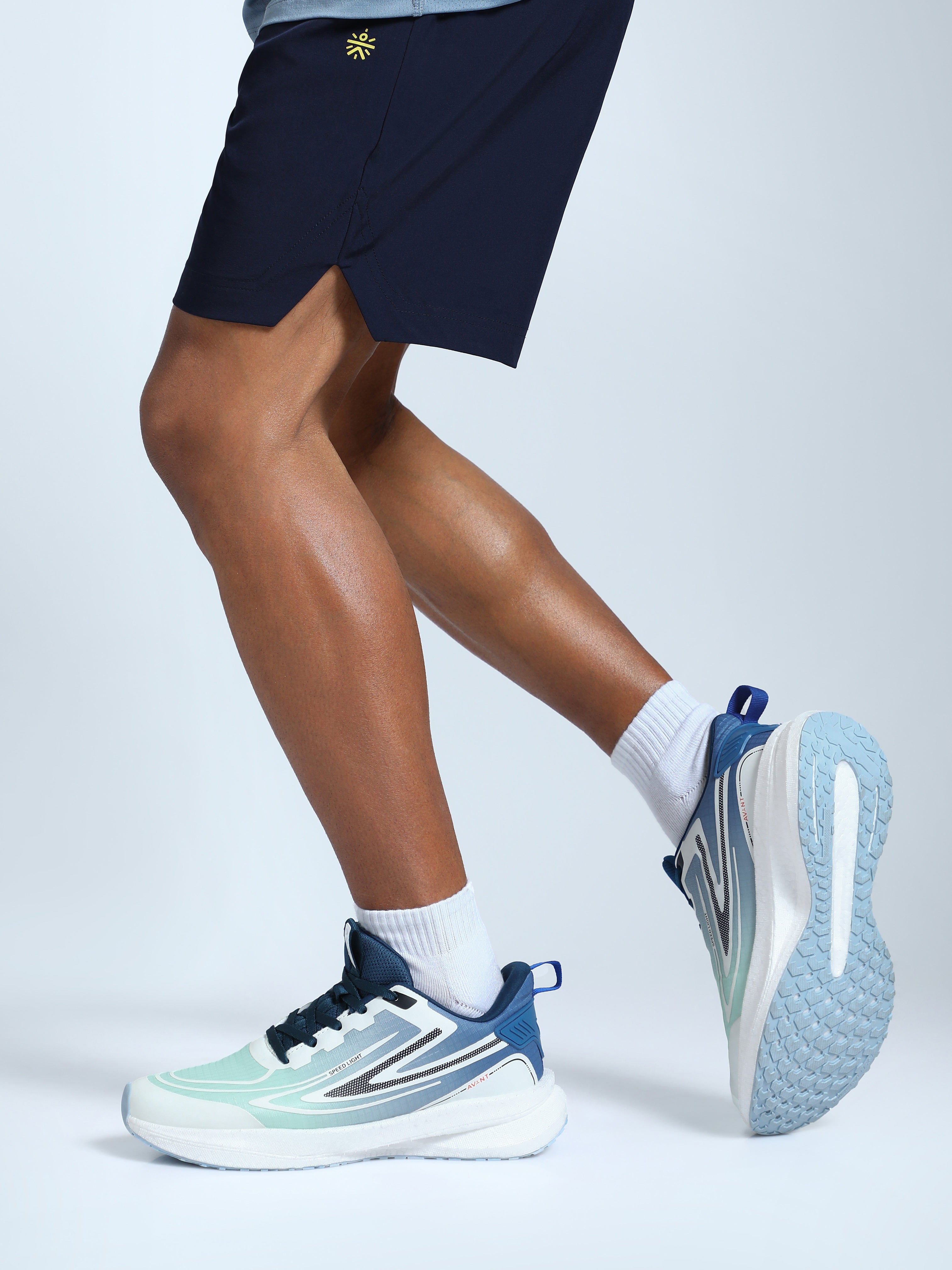 Avant Men's VelocityArc Running Shoes - Green / Blue