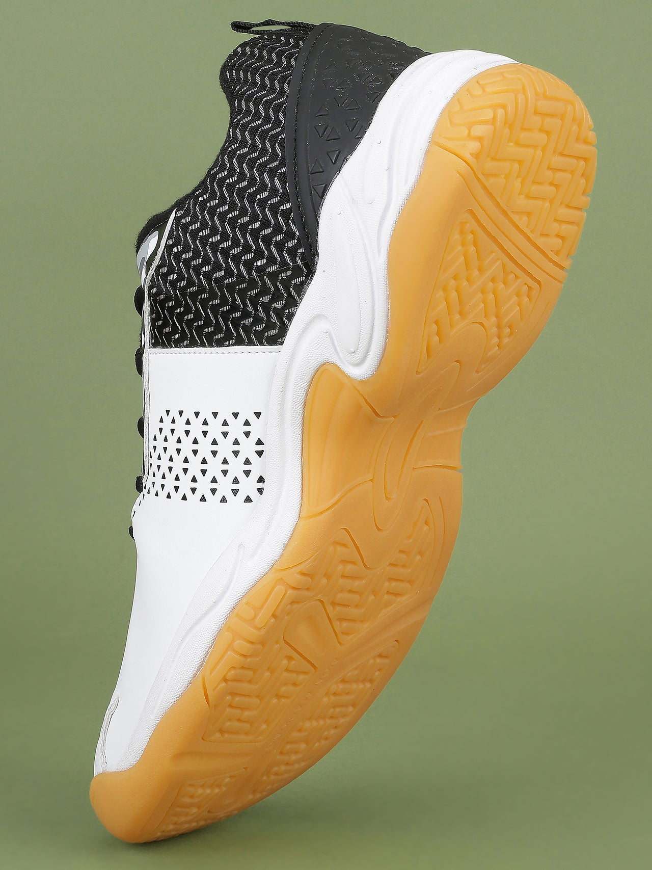 Avant Men's Smash Badminton Shoes - Black/White