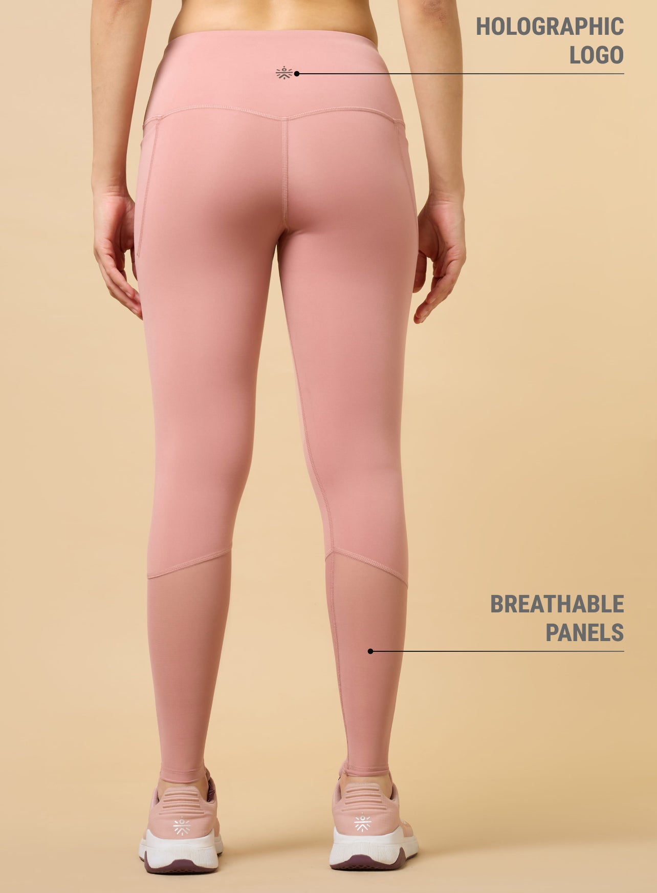 Women's Pink High Energy Training COMFlex Tights