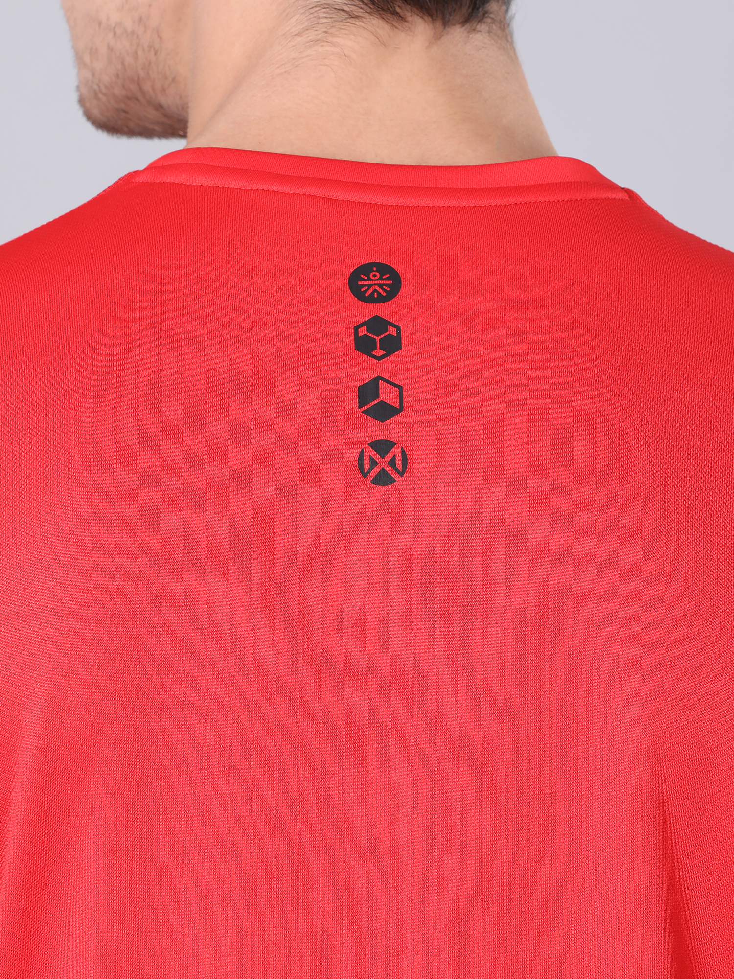 Dugout Houndstooth Red Workout Tee