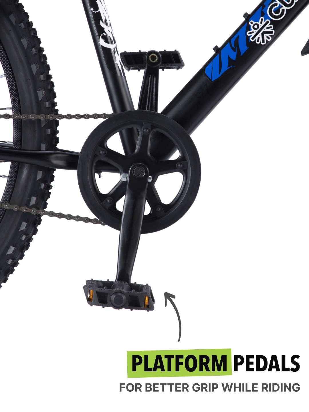 StudIBC27.5Black Steel Single Speed 27.5 inch Mountain Cycle with Single Wall Rim and Rigid Fork