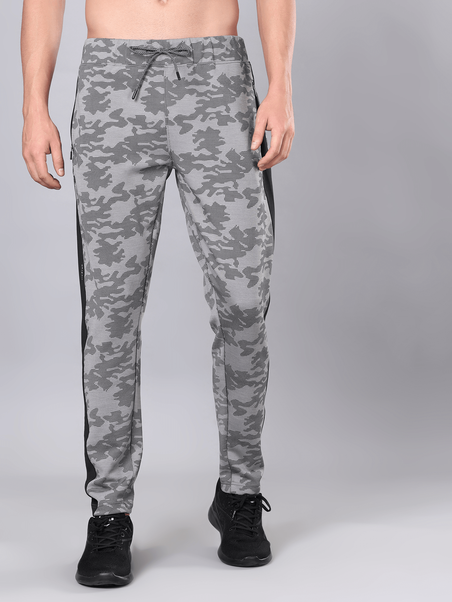 Signature Camo Grey Track Pants