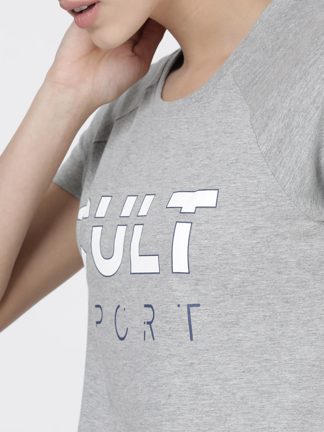 Signature Hustle Grey Training Tee