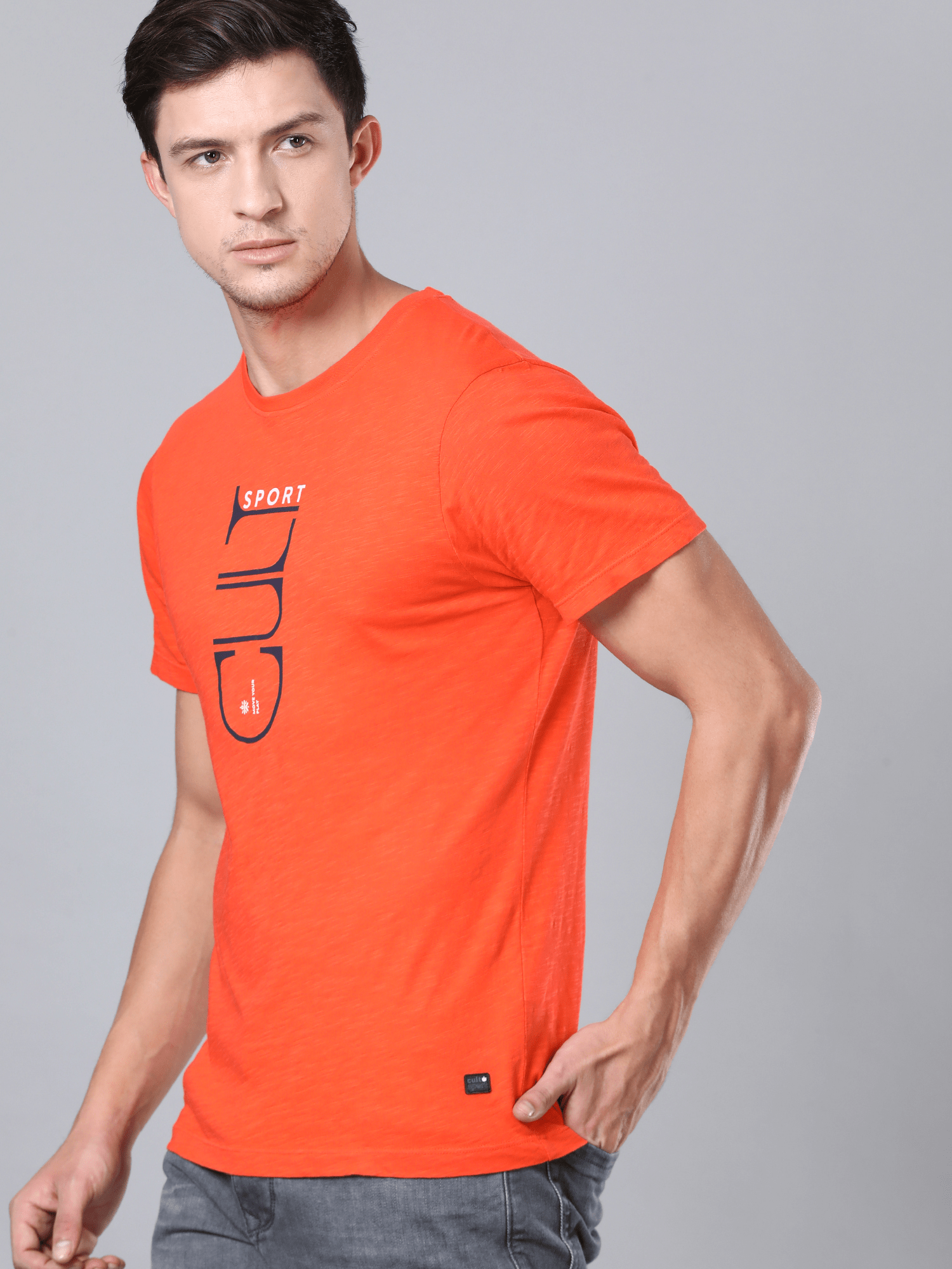 Everyday Mark Orange Casual Tee