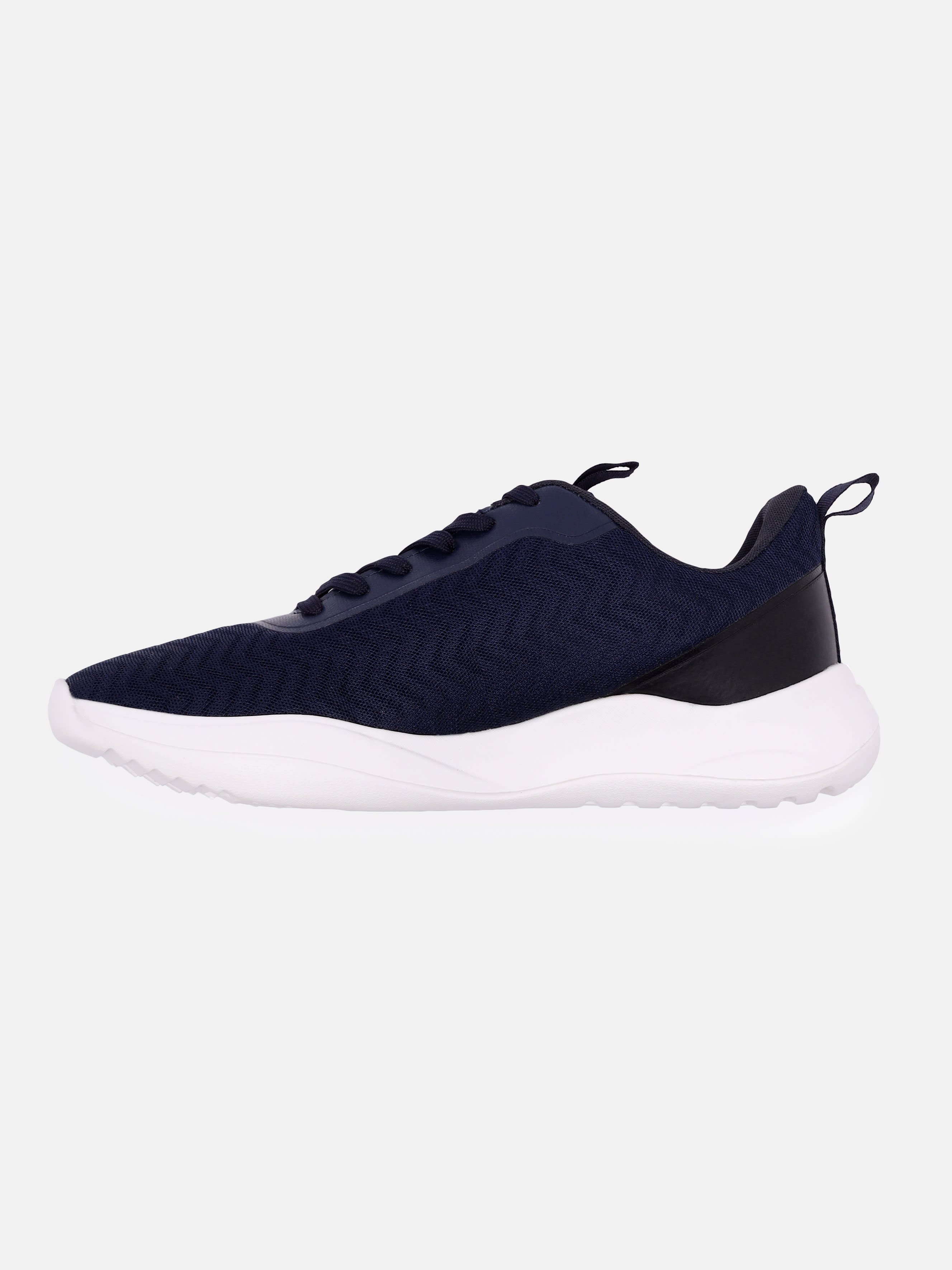 cult Racer Men Running Shoes - Navy Blue/Black
