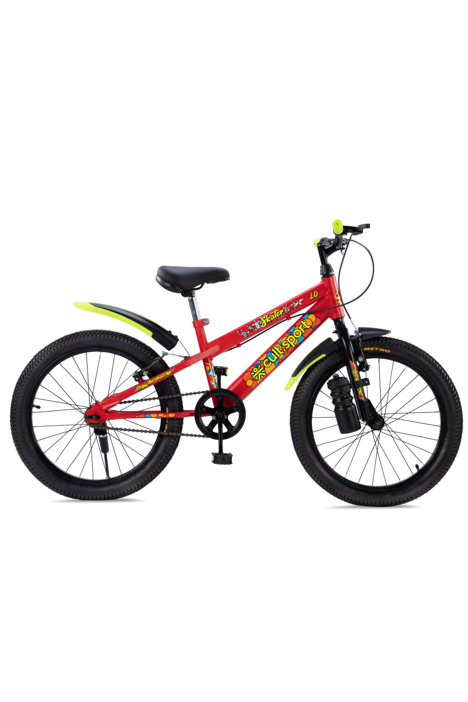 Skater 20T Steel Frame Kids Bike Red